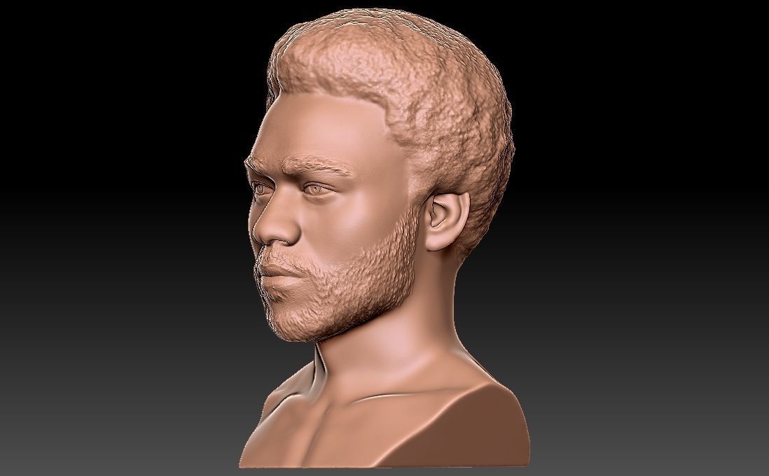 Childish Gambino Donald Glover bust for 3D printing 3D print model_8