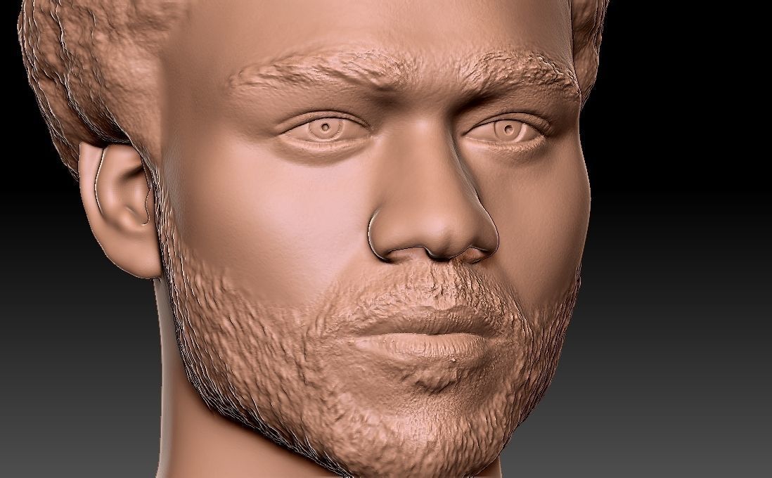 Childish Gambino Donald Glover bust for 3D printing 3D print model_20