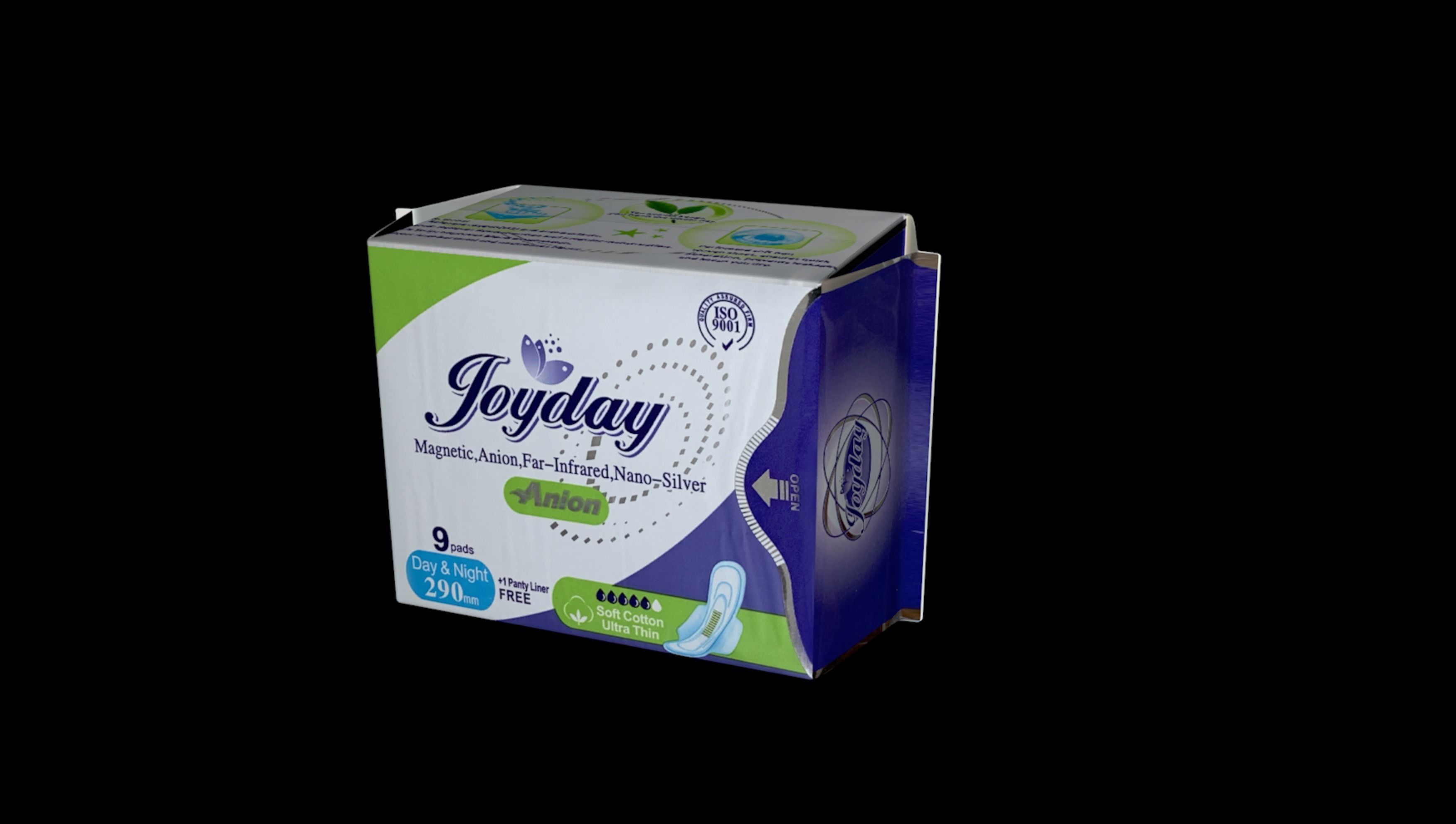 JOY DAY SANITARY PAD GREEN 3D model CGTrader
