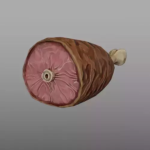 Stylized Fantasy Meat Pack Low-poly 3D model 7