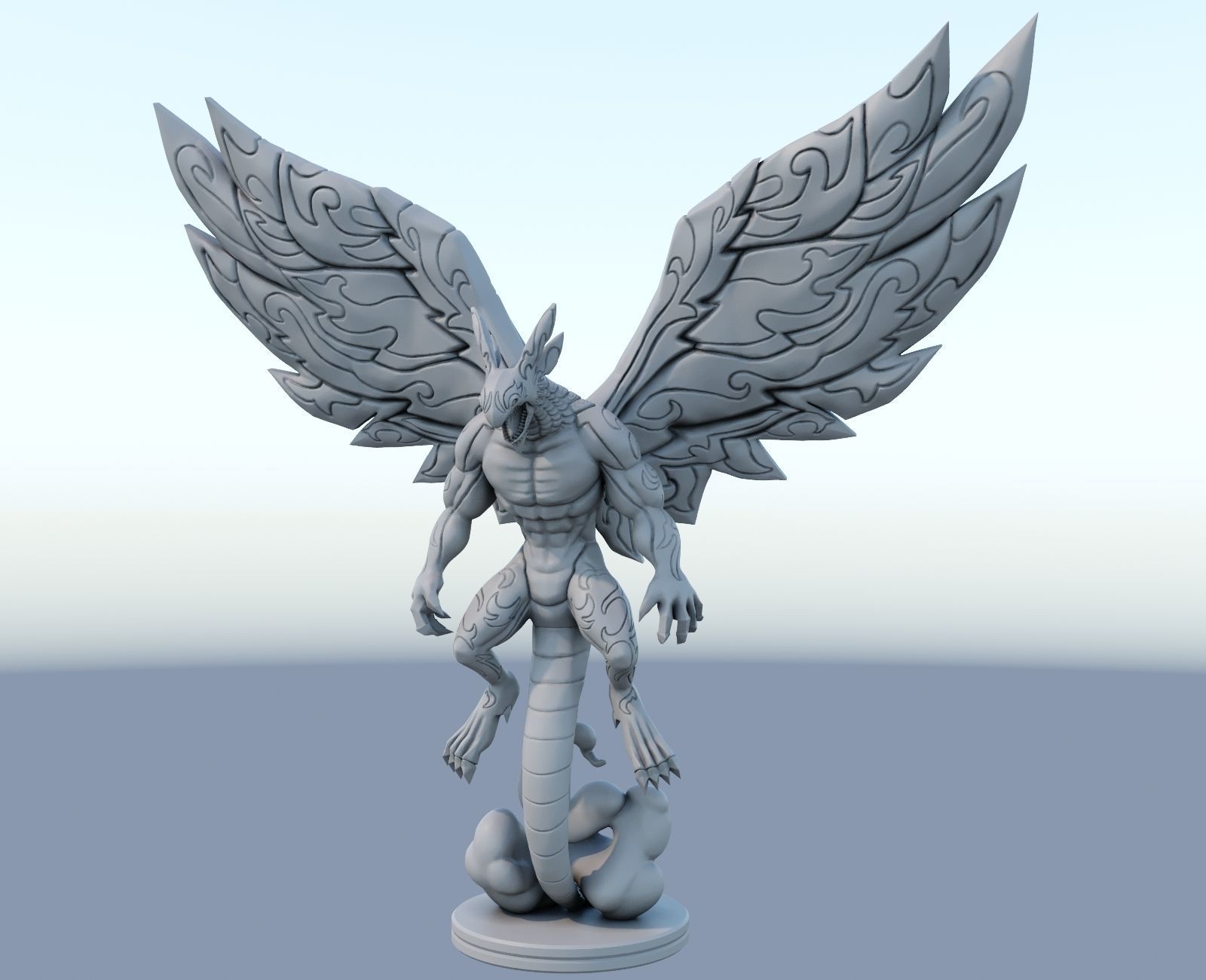 Dragon Acnologia  Fairy Tail 3d model 3D print model_7