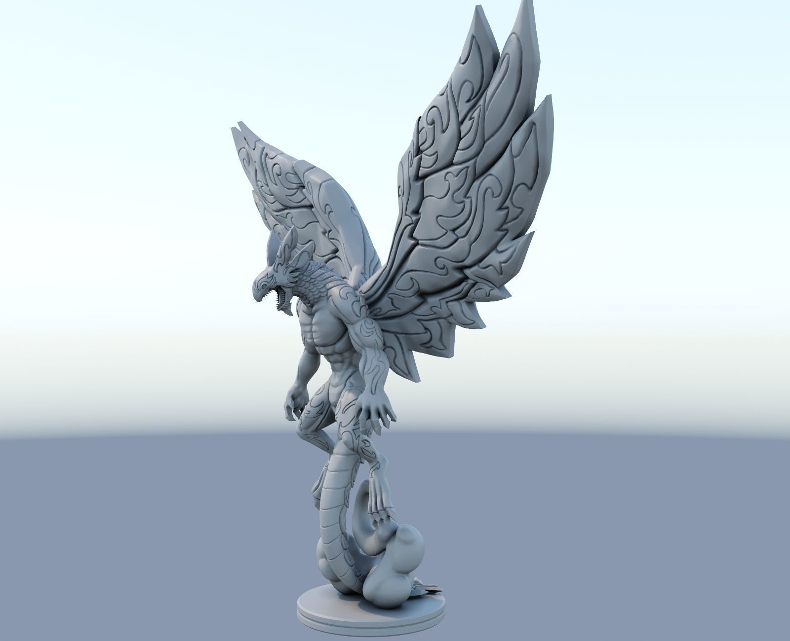 Dragon Acnologia  Fairy Tail 3d model 3D print model_2