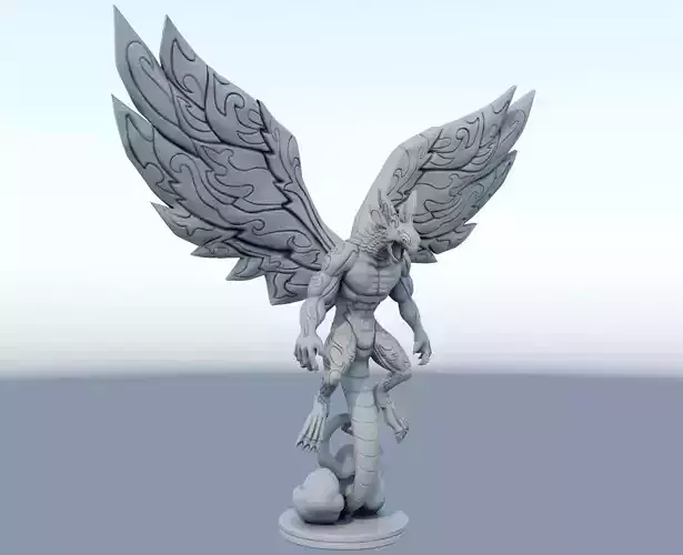 Dragon Acnologia  Fairy Tail 3d model