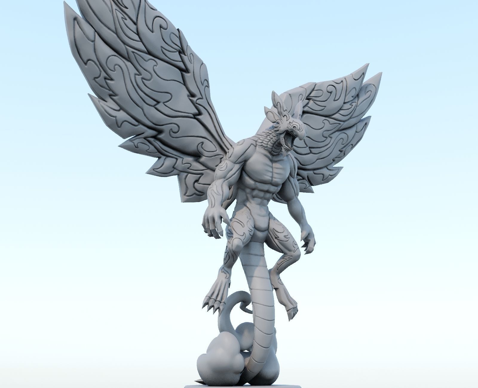Dragon Acnologia  Fairy Tail 3d model 3D print model_3