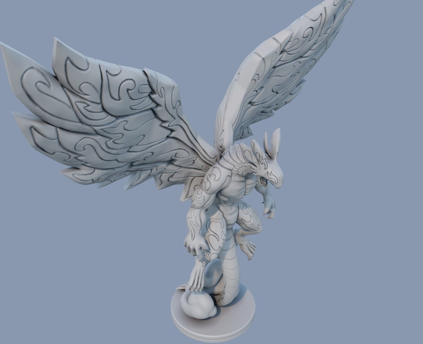 Dragon Acnologia  Fairy Tail 3d model 3D print model_8