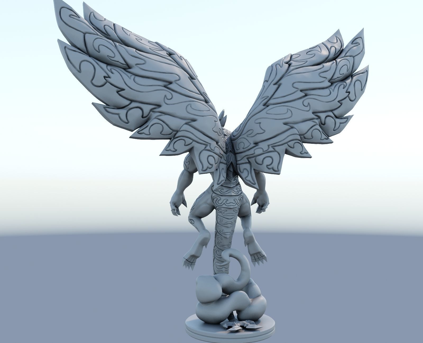 Dragon Acnologia  Fairy Tail 3d model 3D print model_4