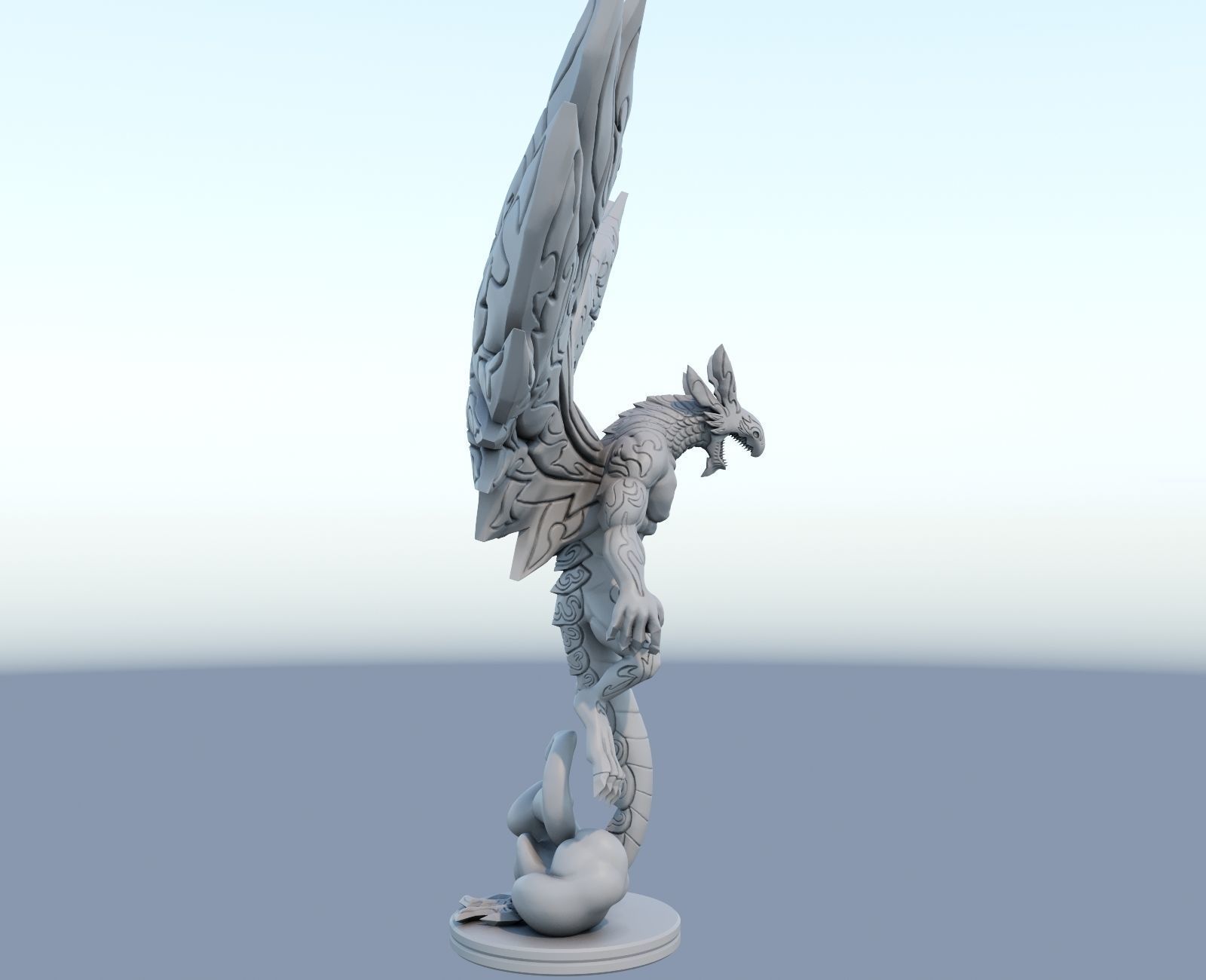 Dragon Acnologia  Fairy Tail 3d model 3D print model_6
