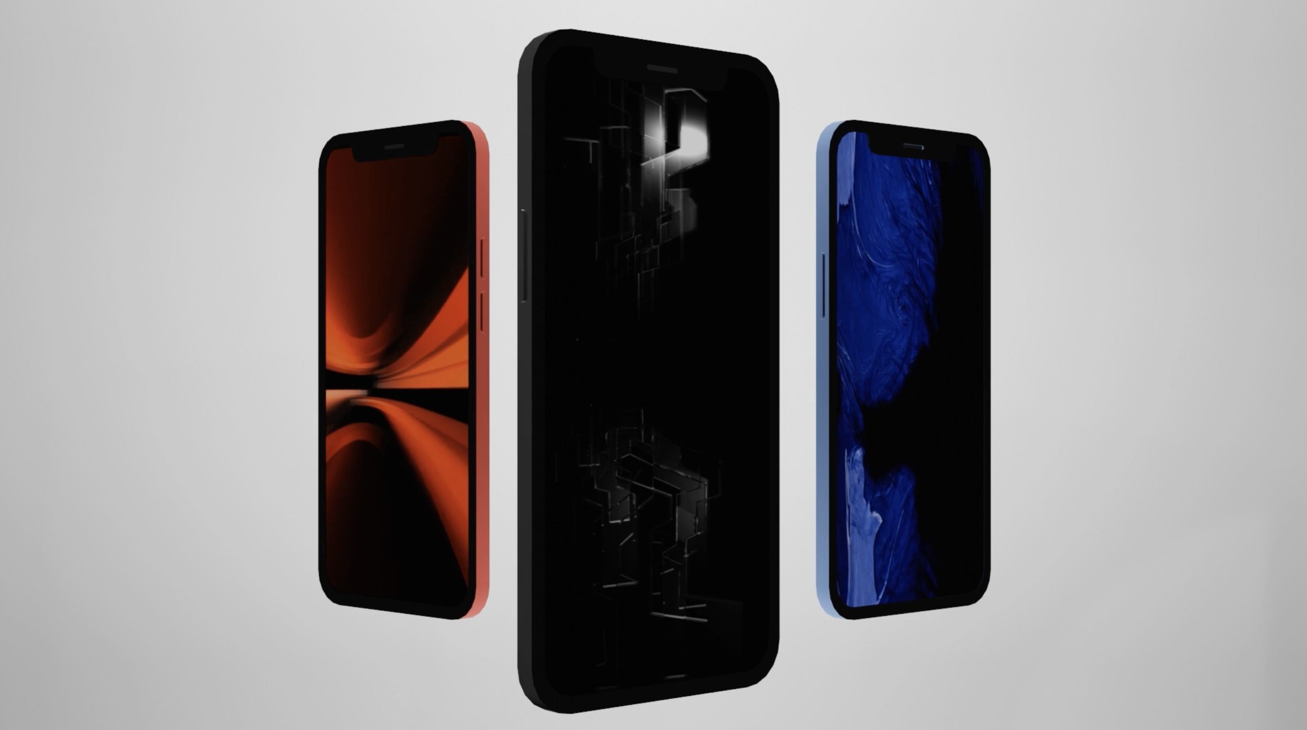 IPhone 12 mini 3D model_2