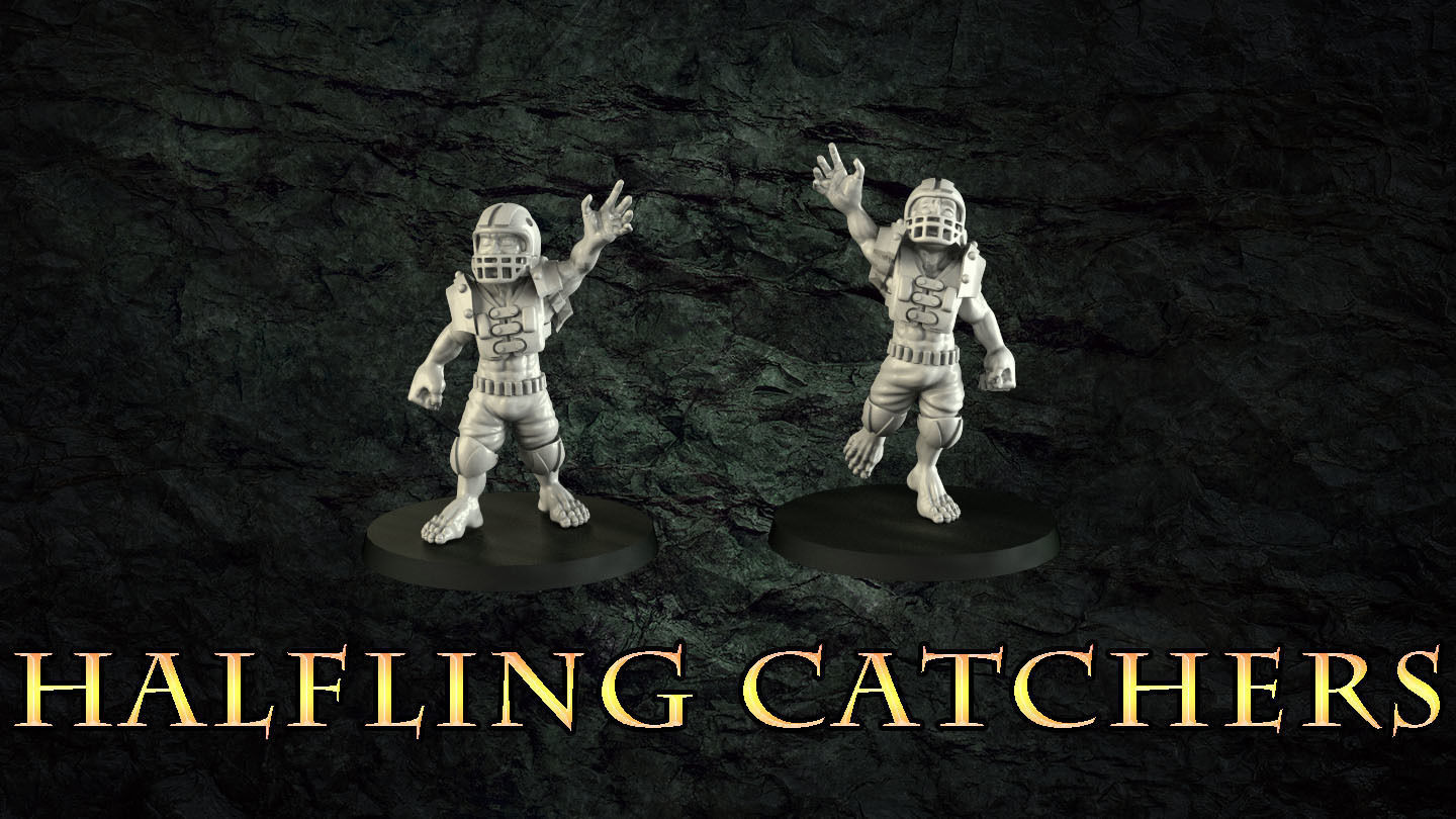 Halfling Fantasy Football Team 3D print model_3