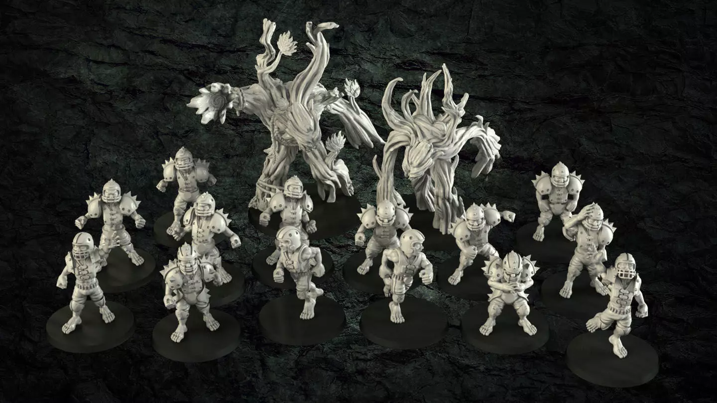 Halfling Fantasy Football Team 3D print model_0
