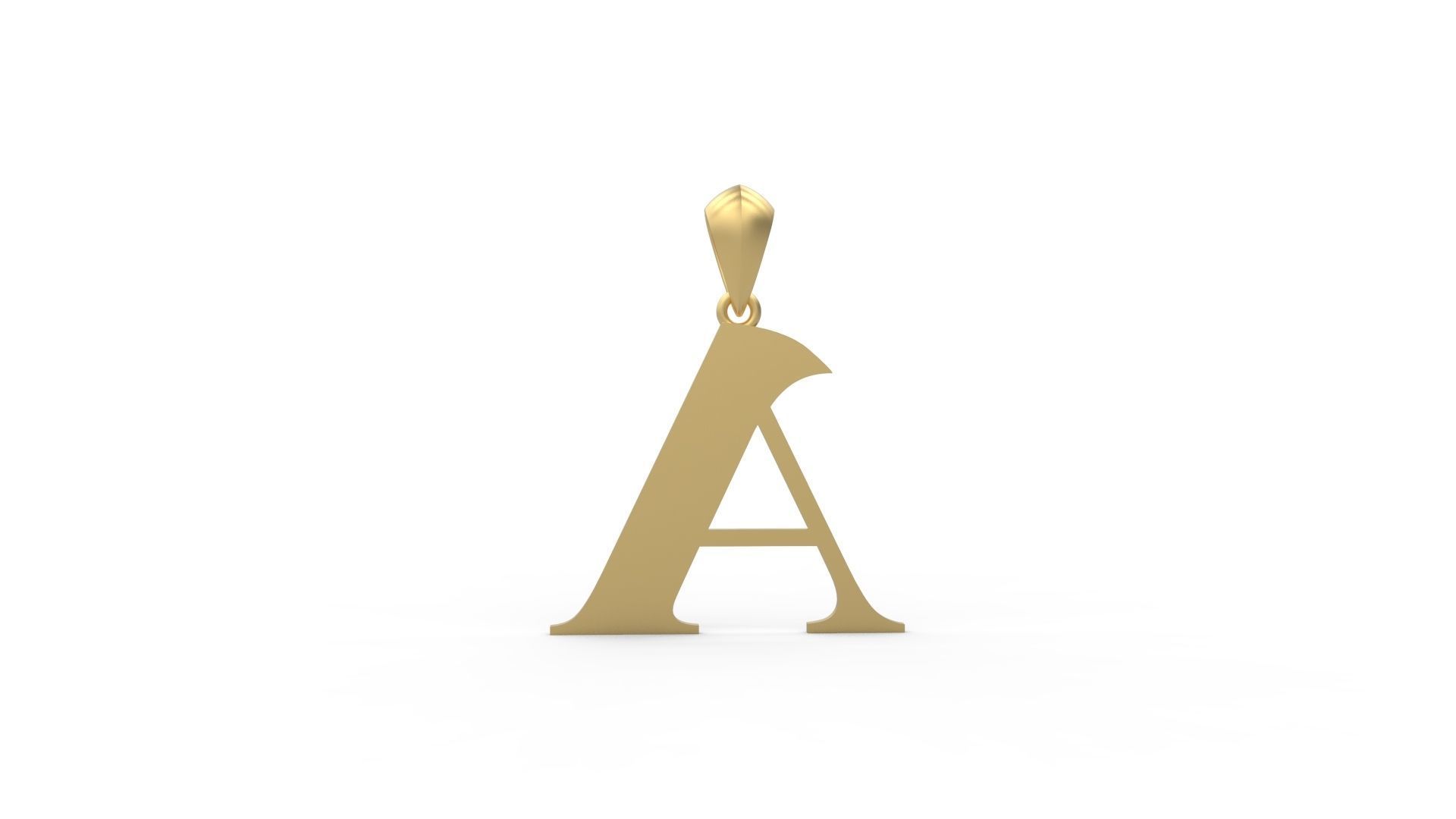 Initial Letters Pendant Amboqia Boriango A 3D print model_4