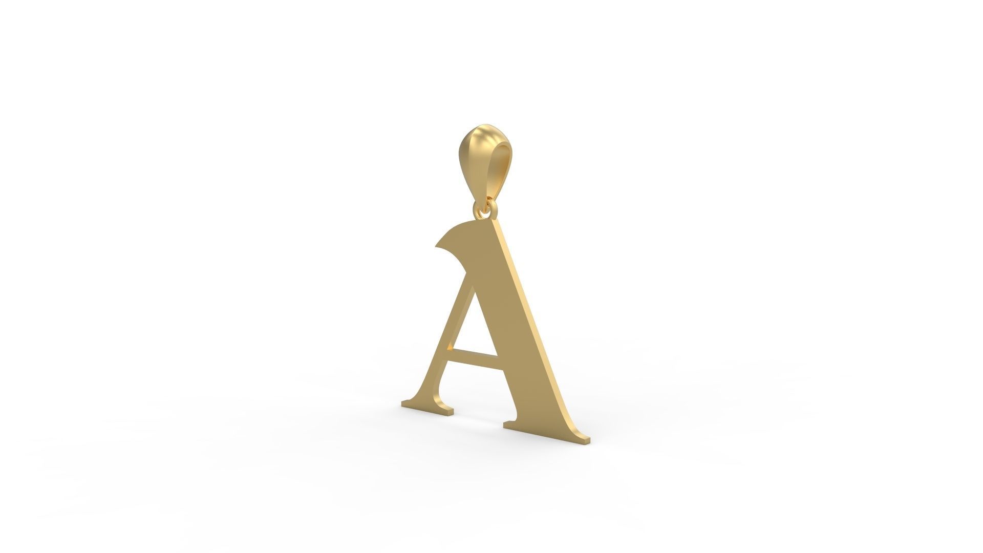 Initial Letters Pendant Amboqia Boriango A 3D print model_1