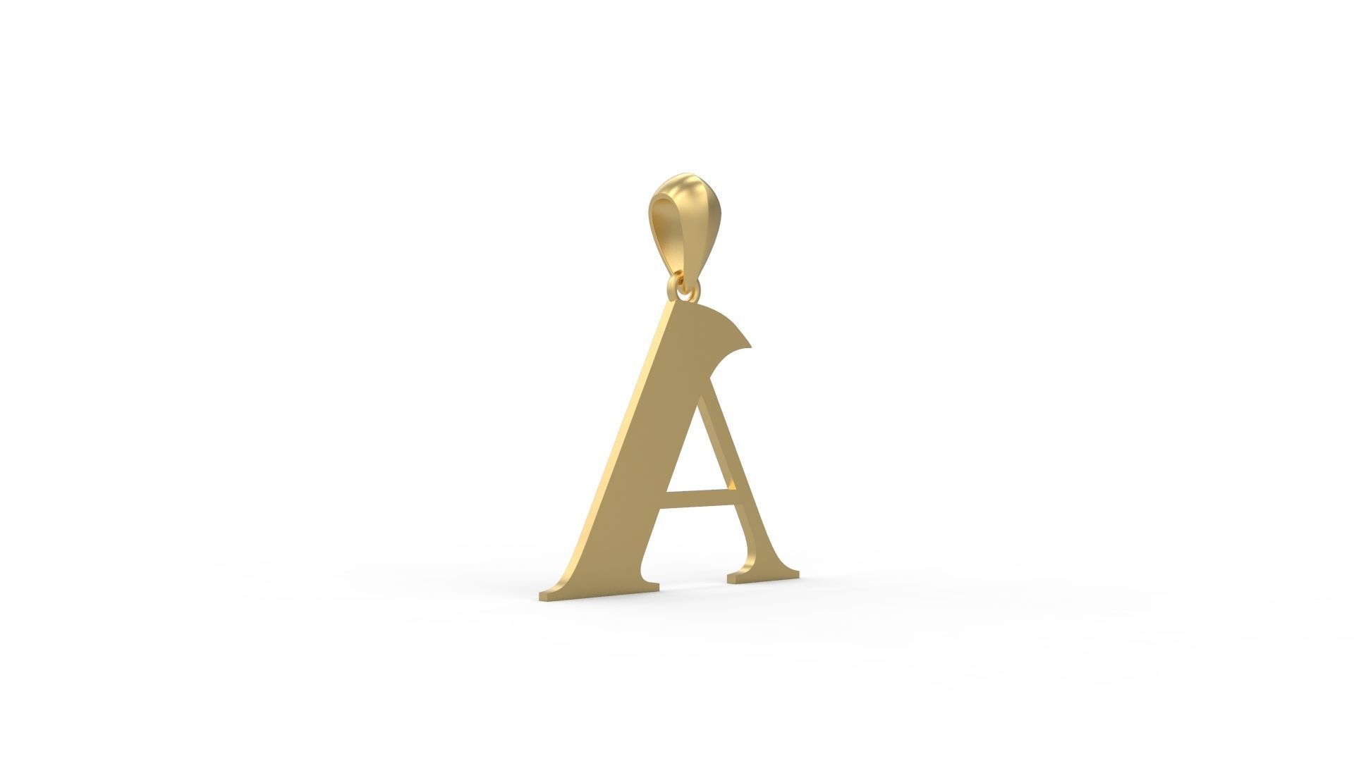 Initial Letters Pendant Amboqia Boriango A 3D print model_3