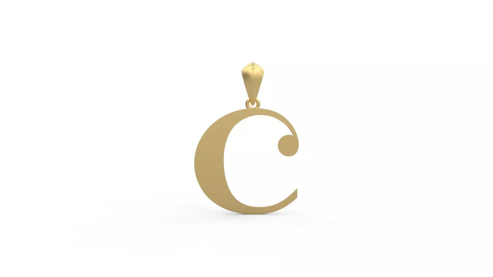 Initial Letters Pendant Amboqia Boriango C 3D print model_0