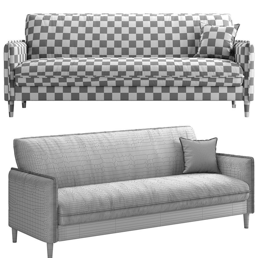Modern sofa Dara  3D model_4