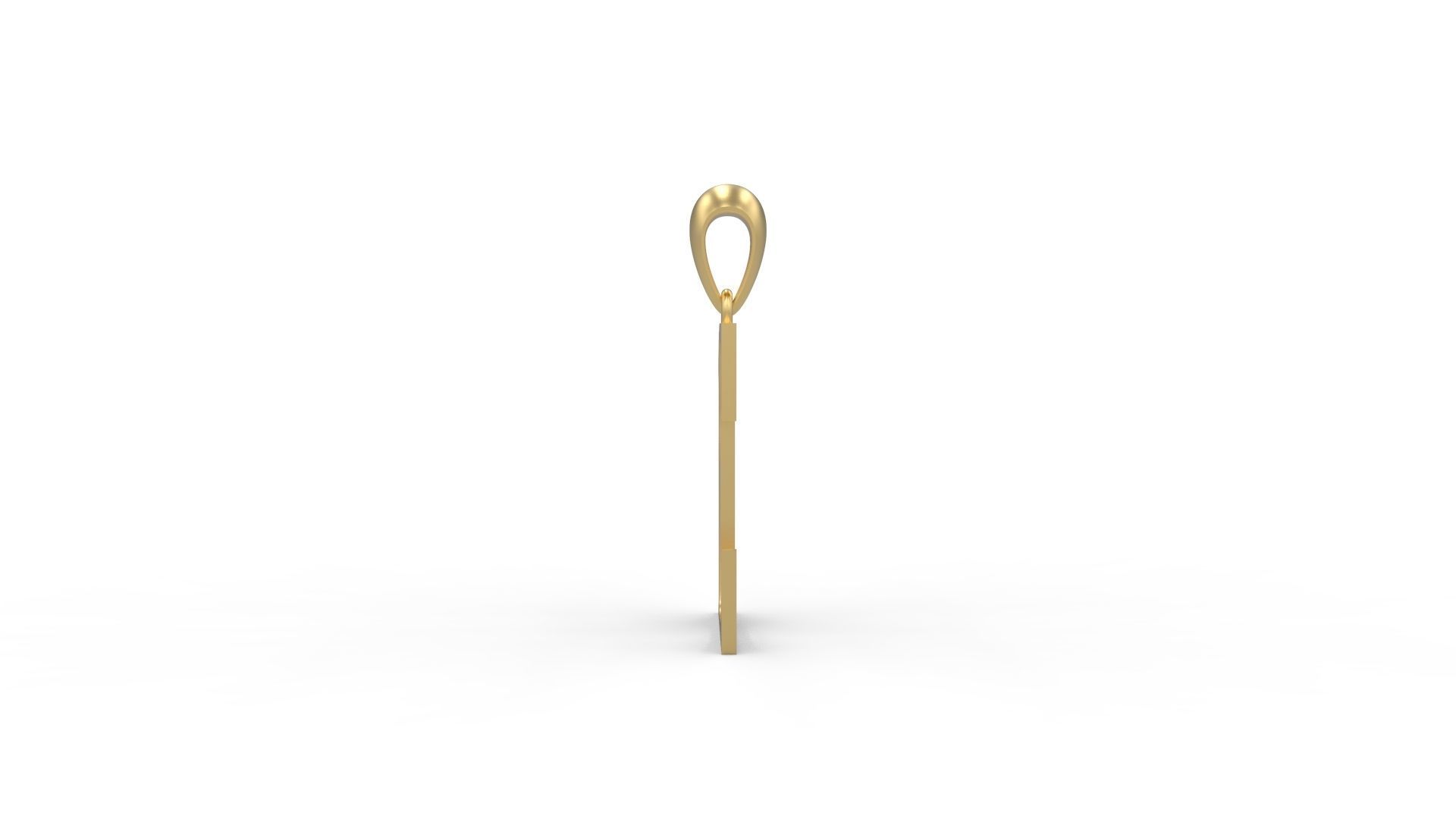 Initial Letters Pendant Amboqia Boriango E 3D print model_2