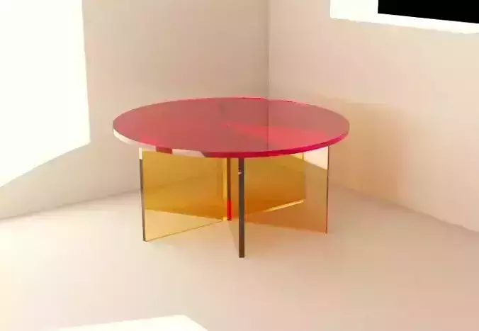 glass coffee table