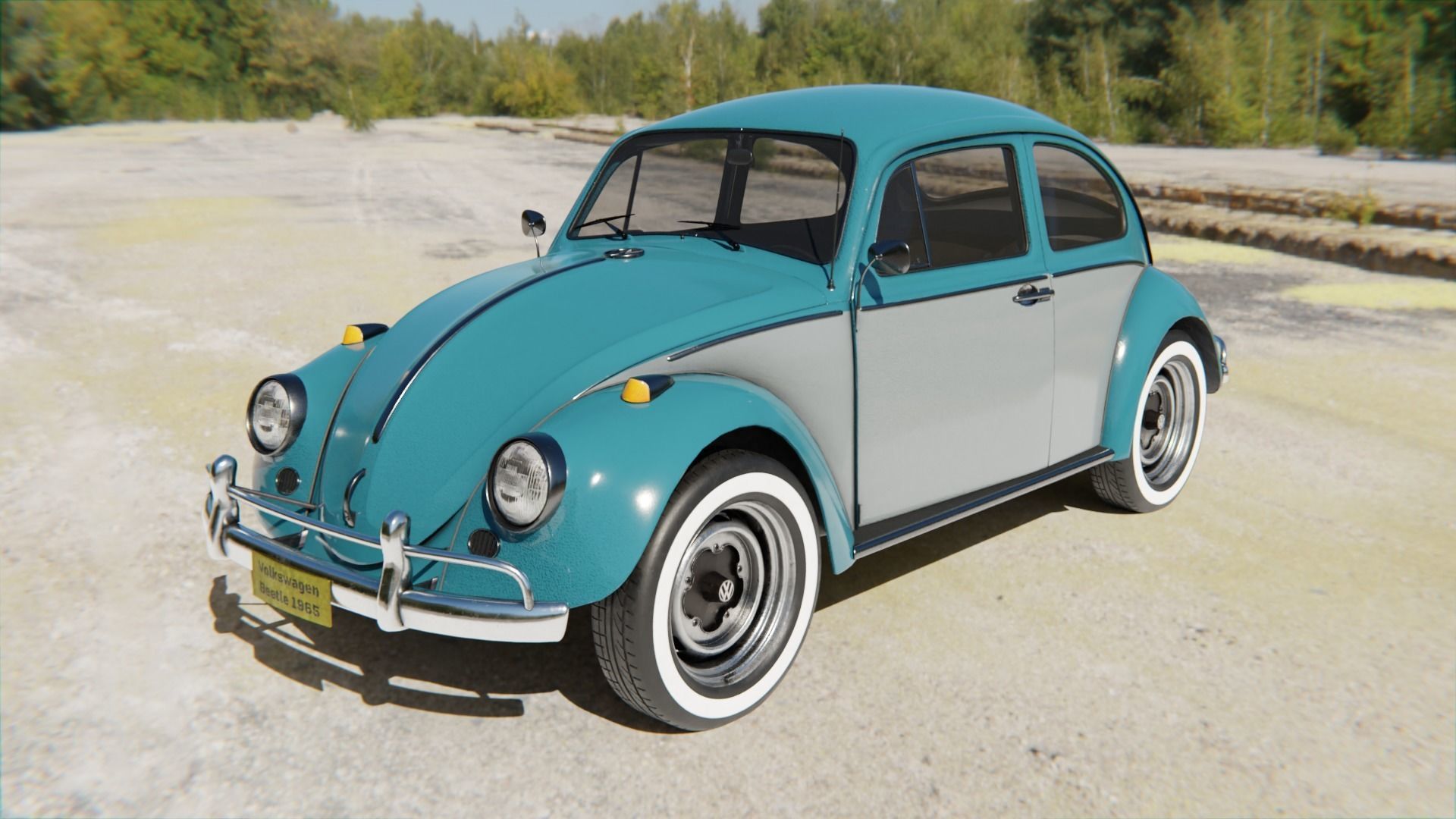 Volkswagen Beetle  3D model_3