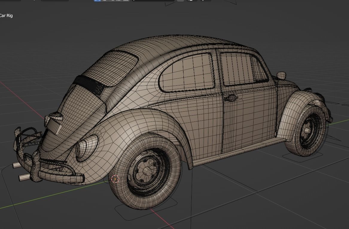 Volkswagen Beetle  3D model_16