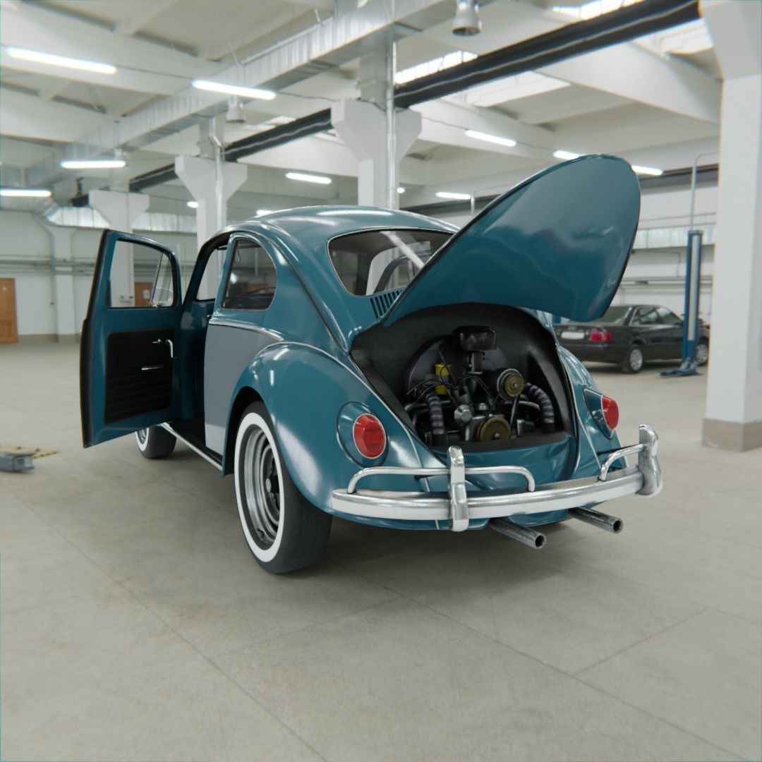 Volkswagen Beetle  3D model_1