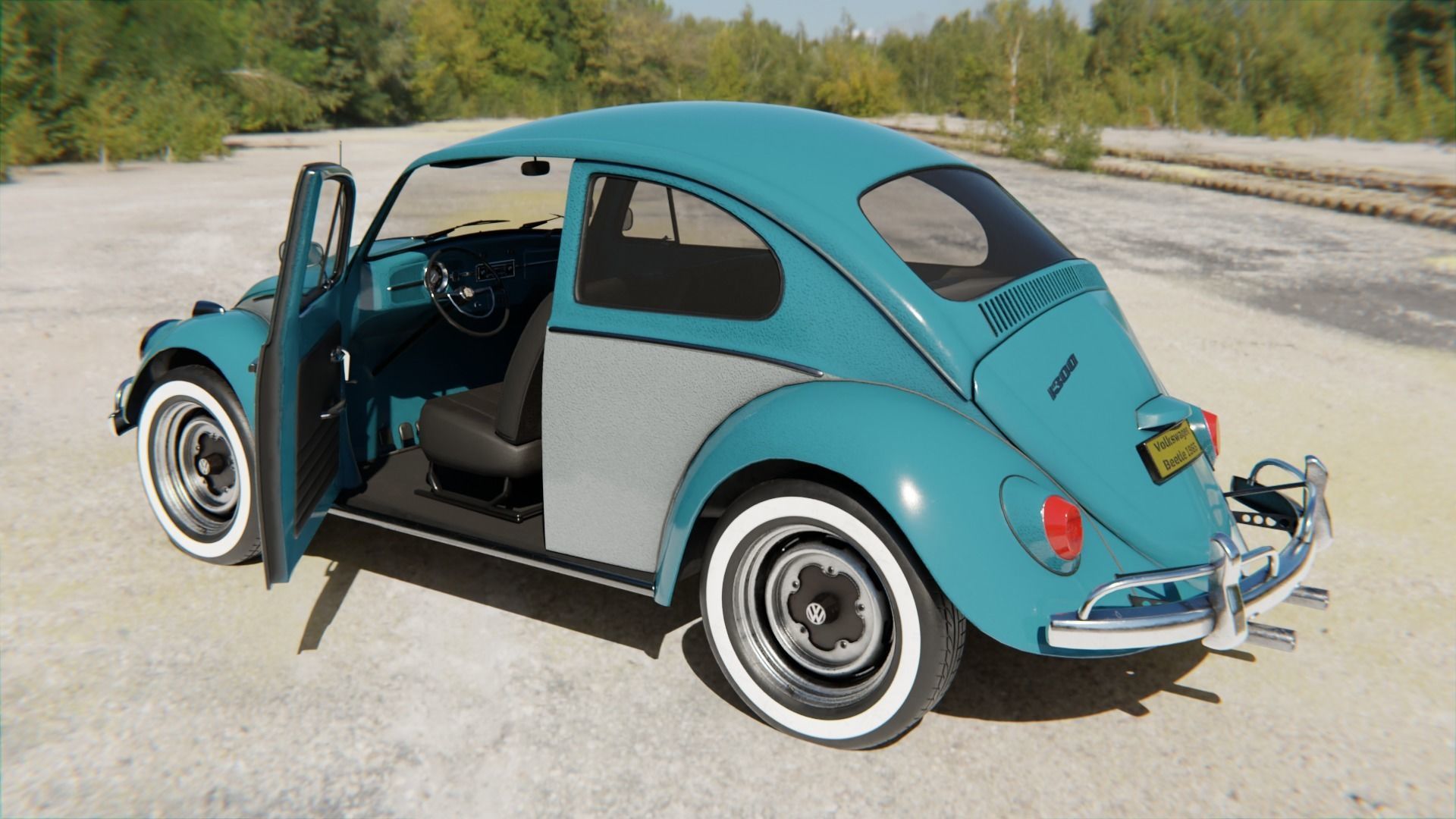 Volkswagen Beetle  3D model_2