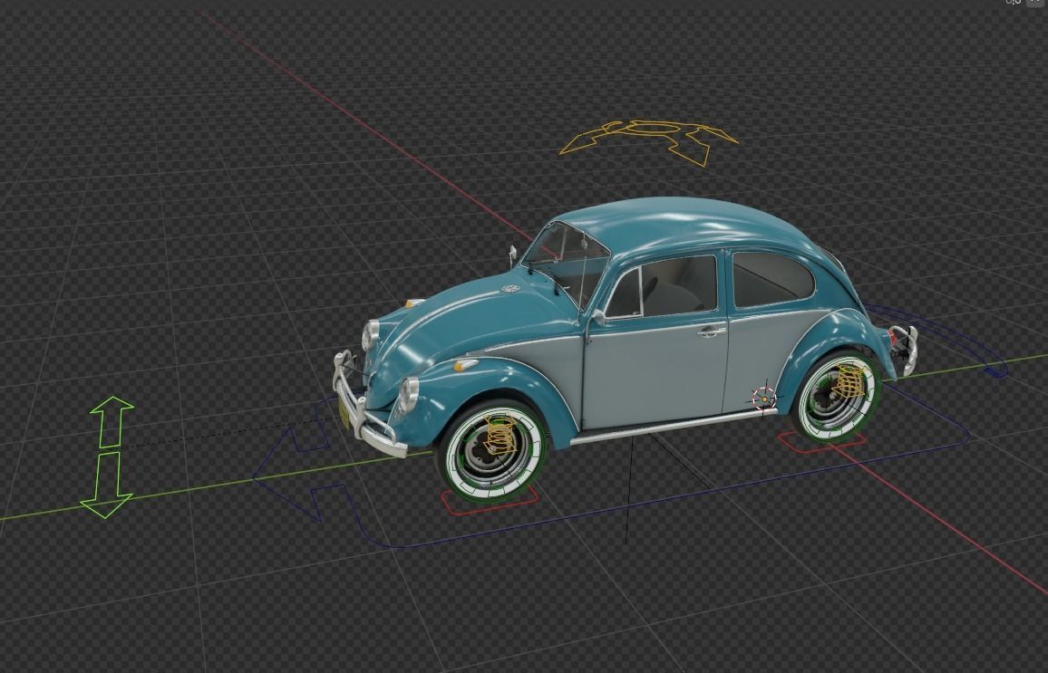 Volkswagen Beetle  3D model_12
