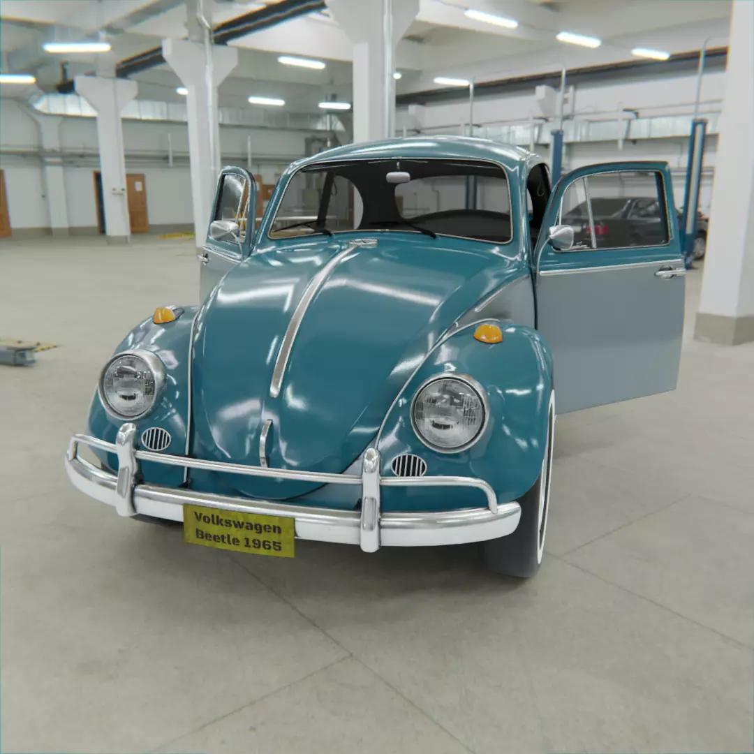 Volkswagen Beetle  3D model_0