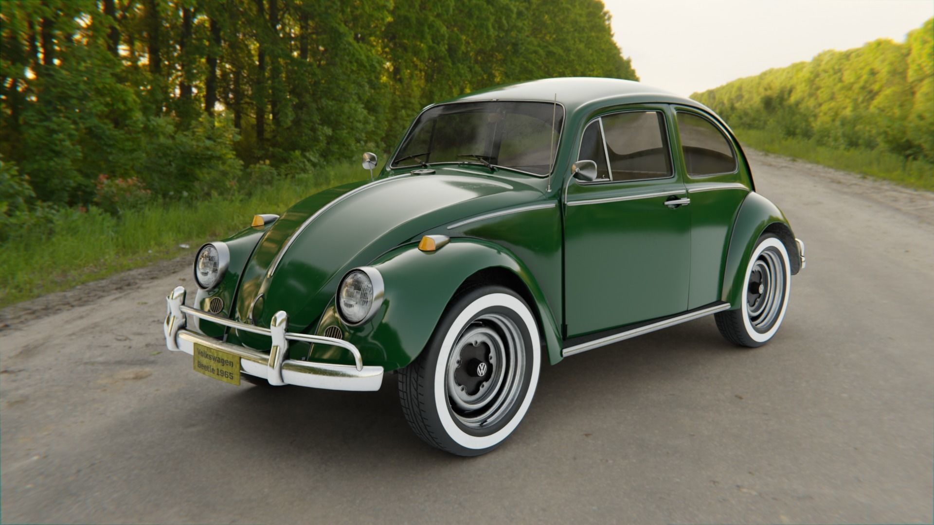 Volkswagen Beetle  3D model_5