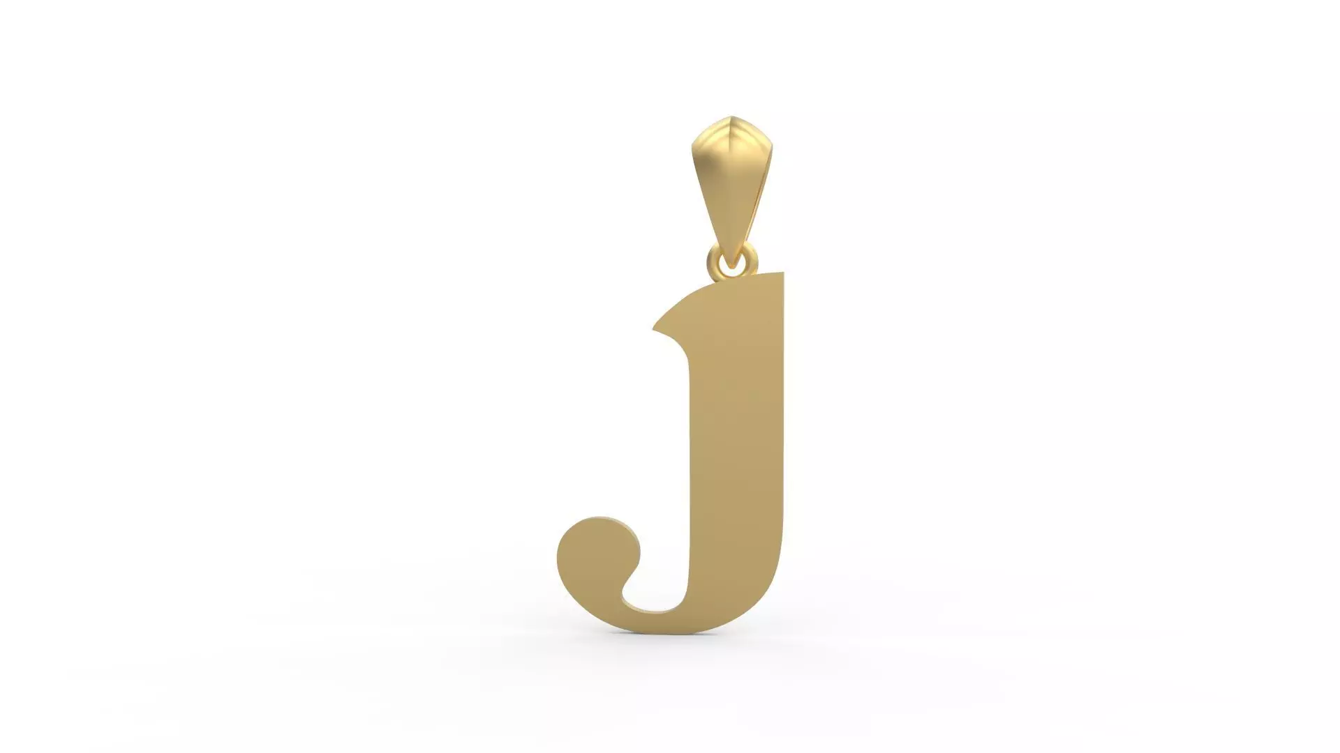 Initial Letters Pendant Amboqia Boriango J 3D print model_0