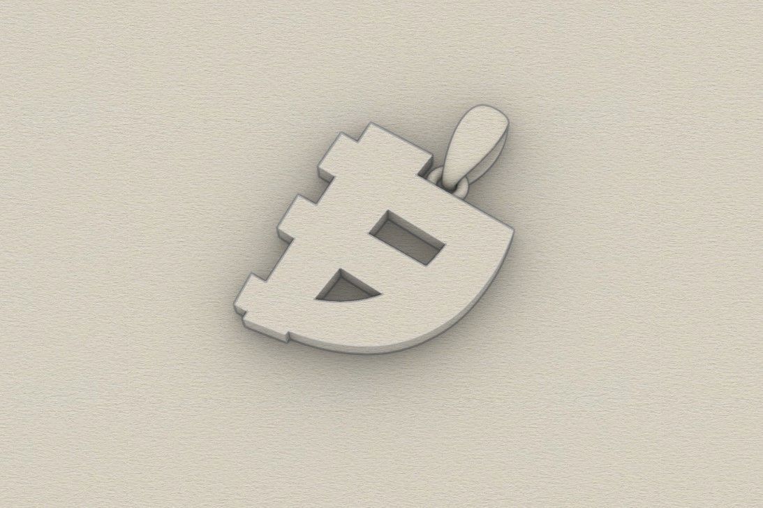 Model 656 B Saiko Initial Japon Letter 3D print model_9