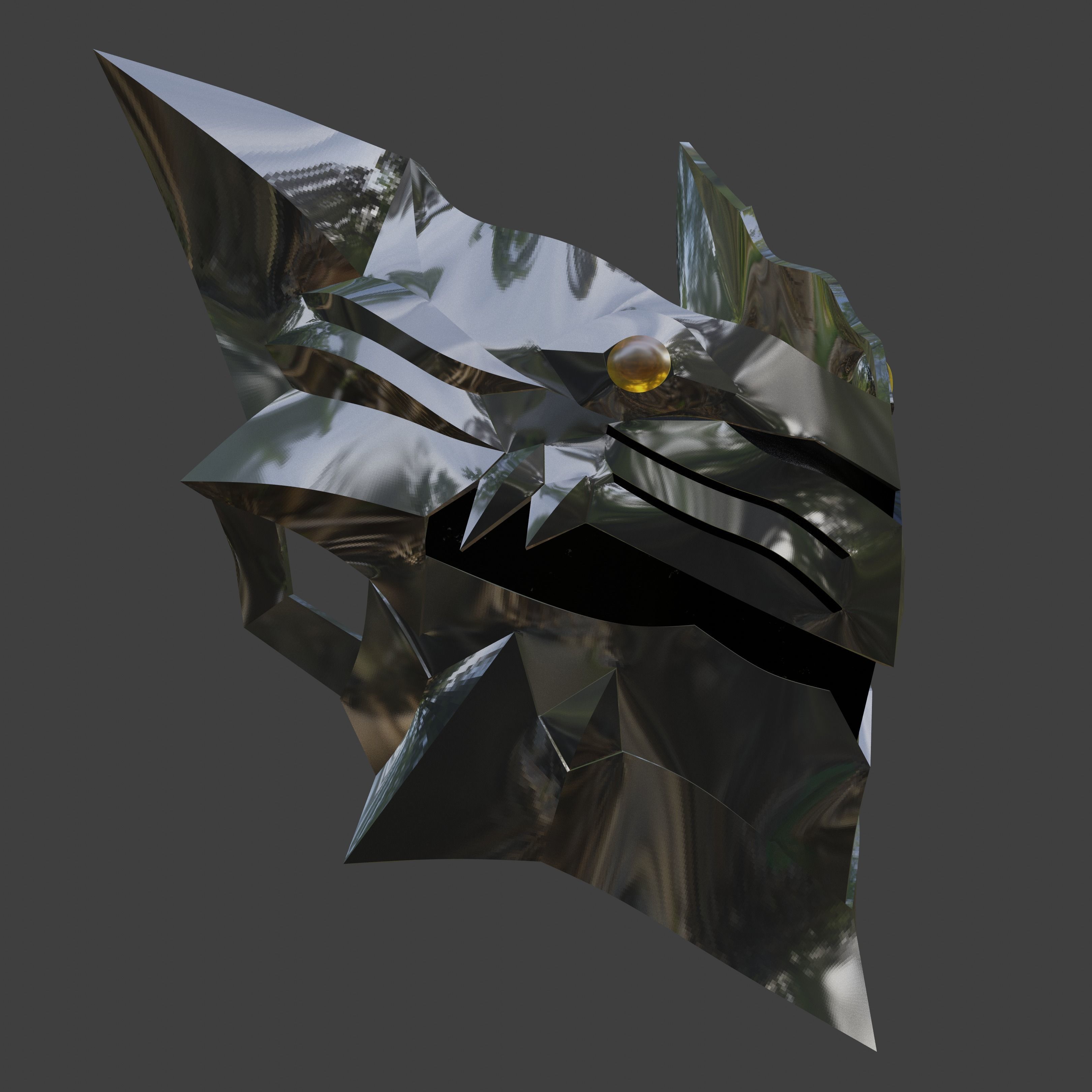 Rhongomyniad Inspired Mask 3D print model_7