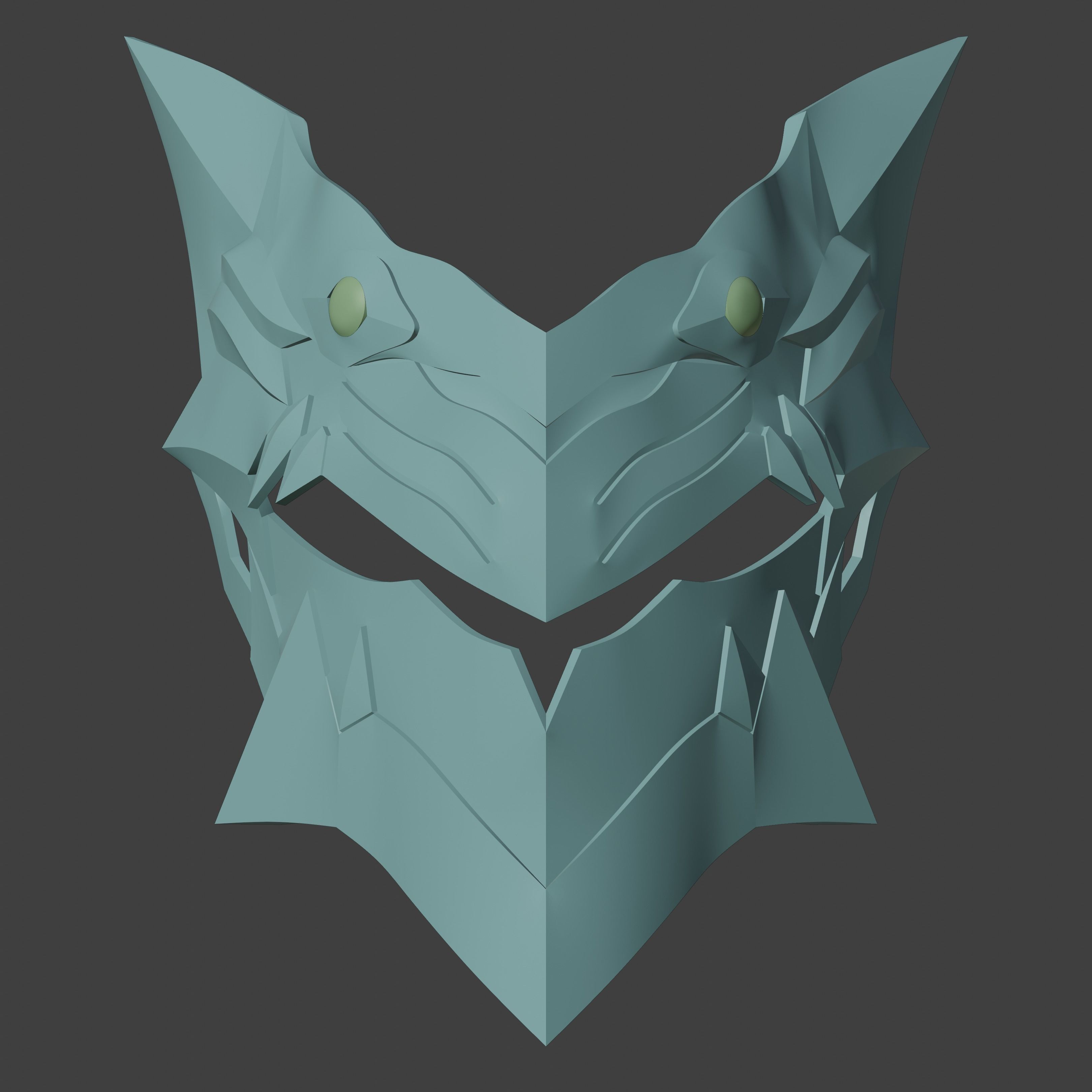 Rhongomyniad Inspired Mask 3D print model_9