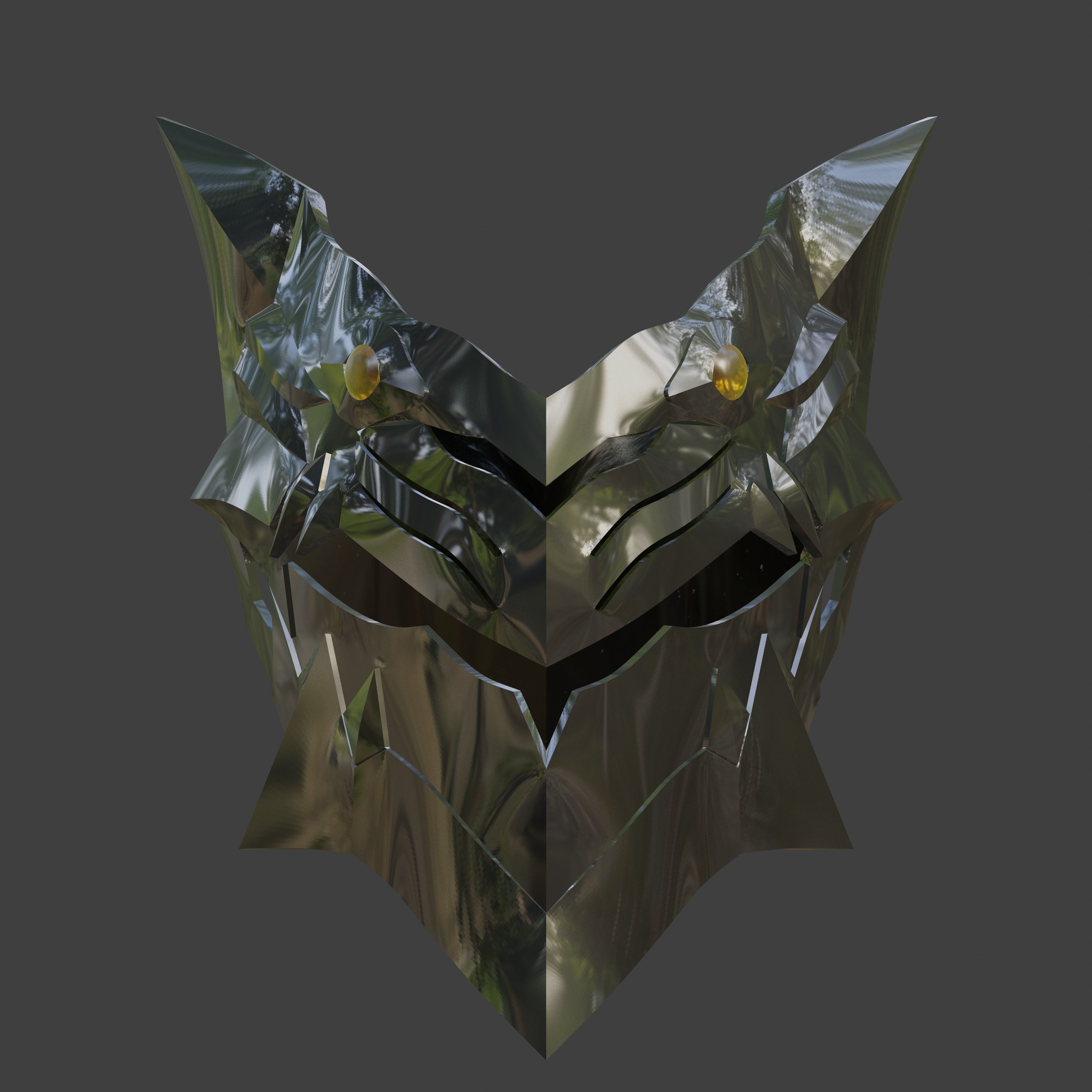 Rhongomyniad Inspired Mask 3D print model_6