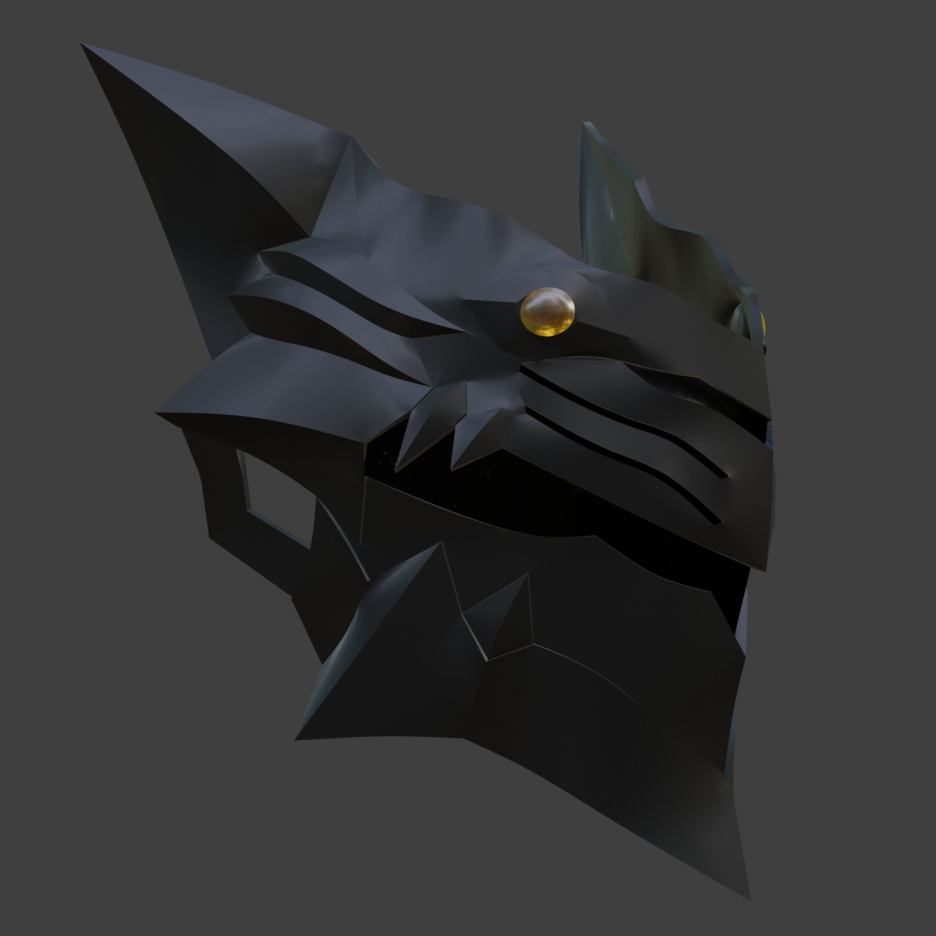 Rhongomyniad Inspired Mask 3D print model_5