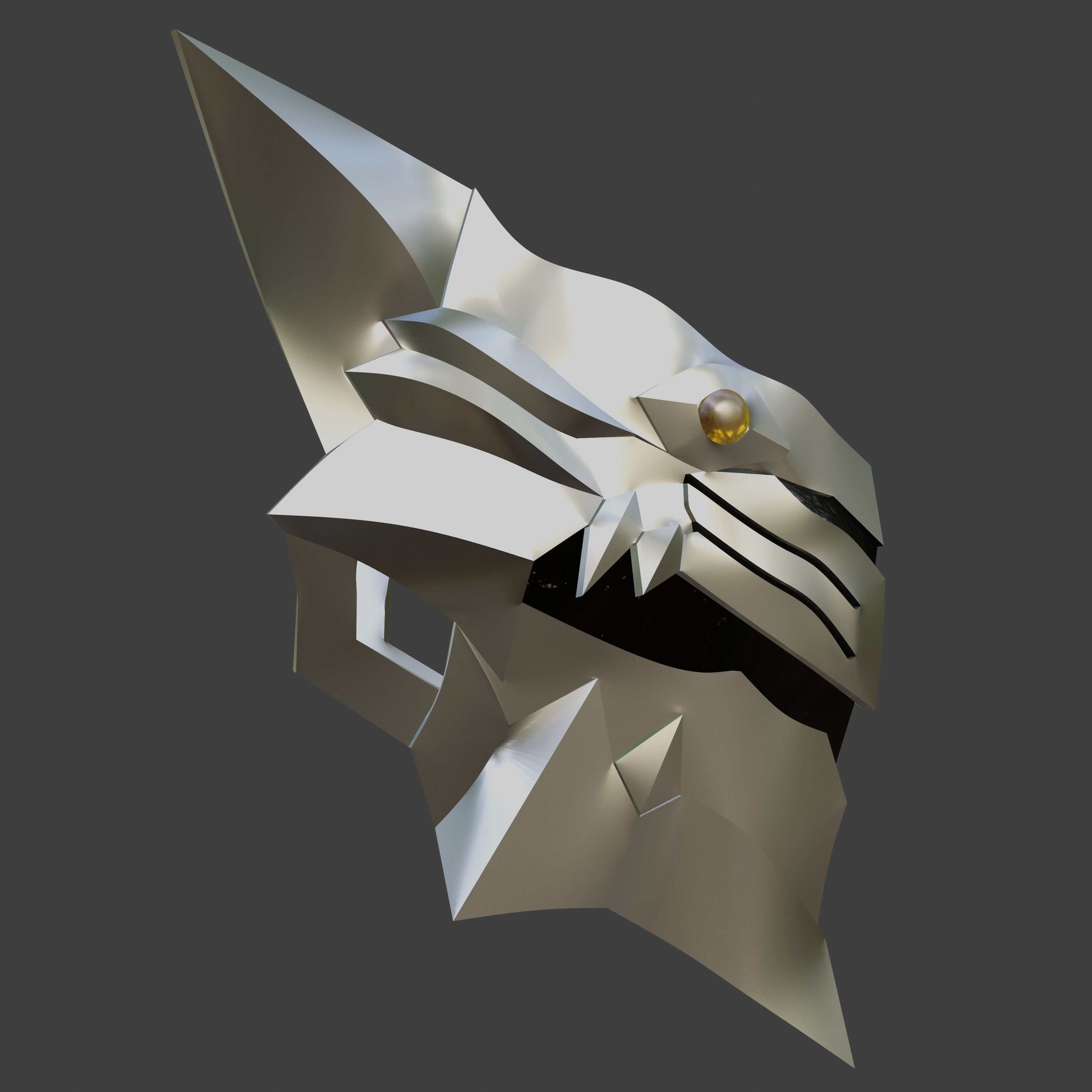 Rhongomyniad Inspired Mask 3D print model_3