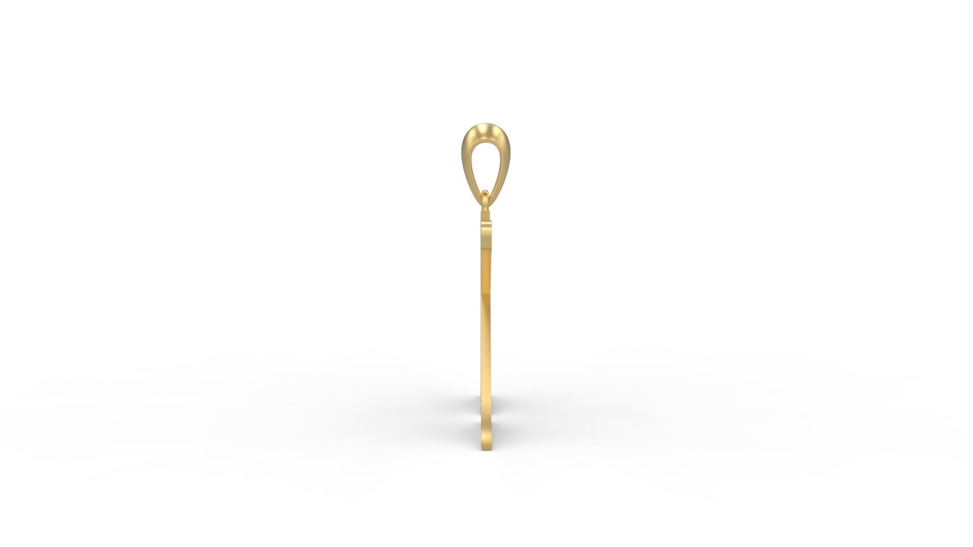 Initial Letters Pendant Amboqia Boriango K 3D print model_2