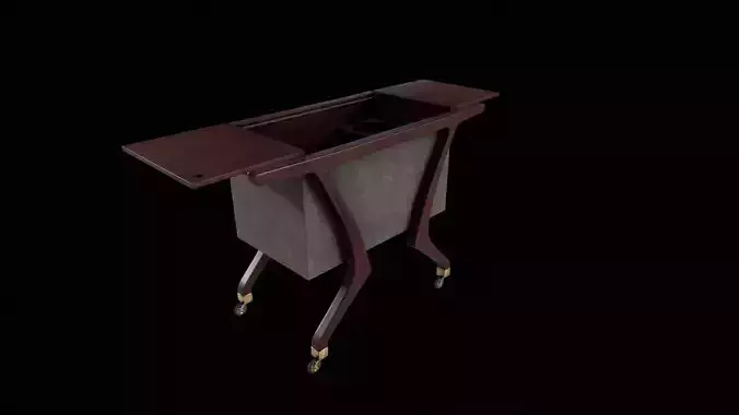 Bar Cart 3D model