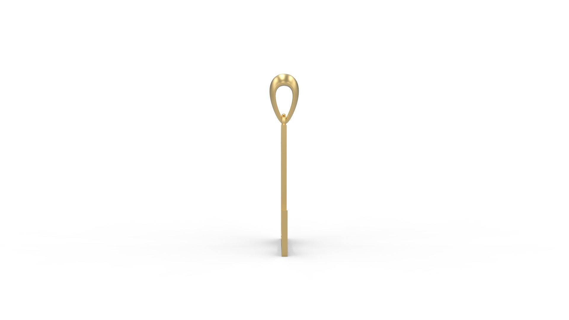 Initial Letters Pendant Amboqia Boriango L 3D print model_2