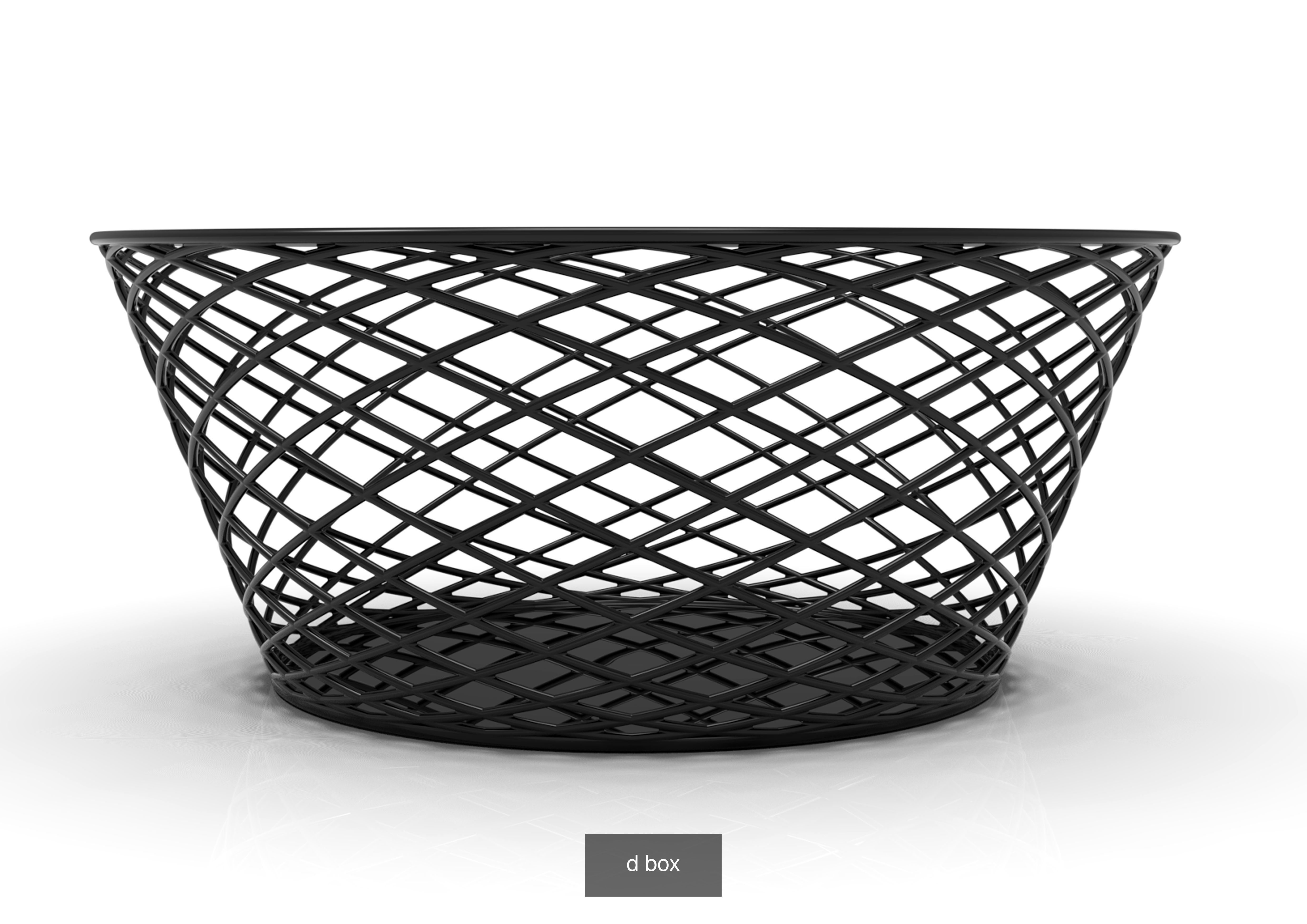 basket wire 3D Model Collection_1