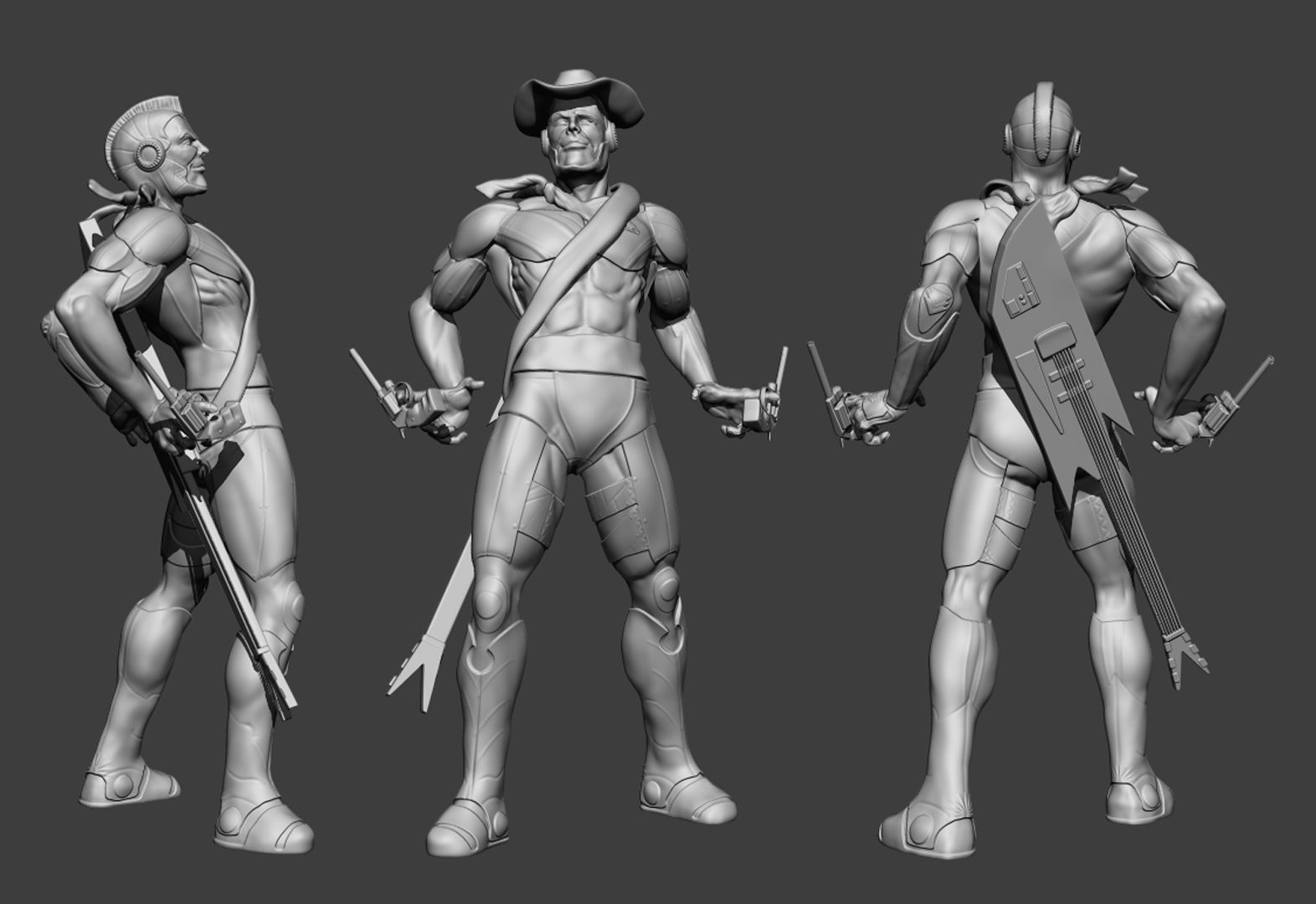 Bluegrass from Silverhawks fanart 3D print model_2