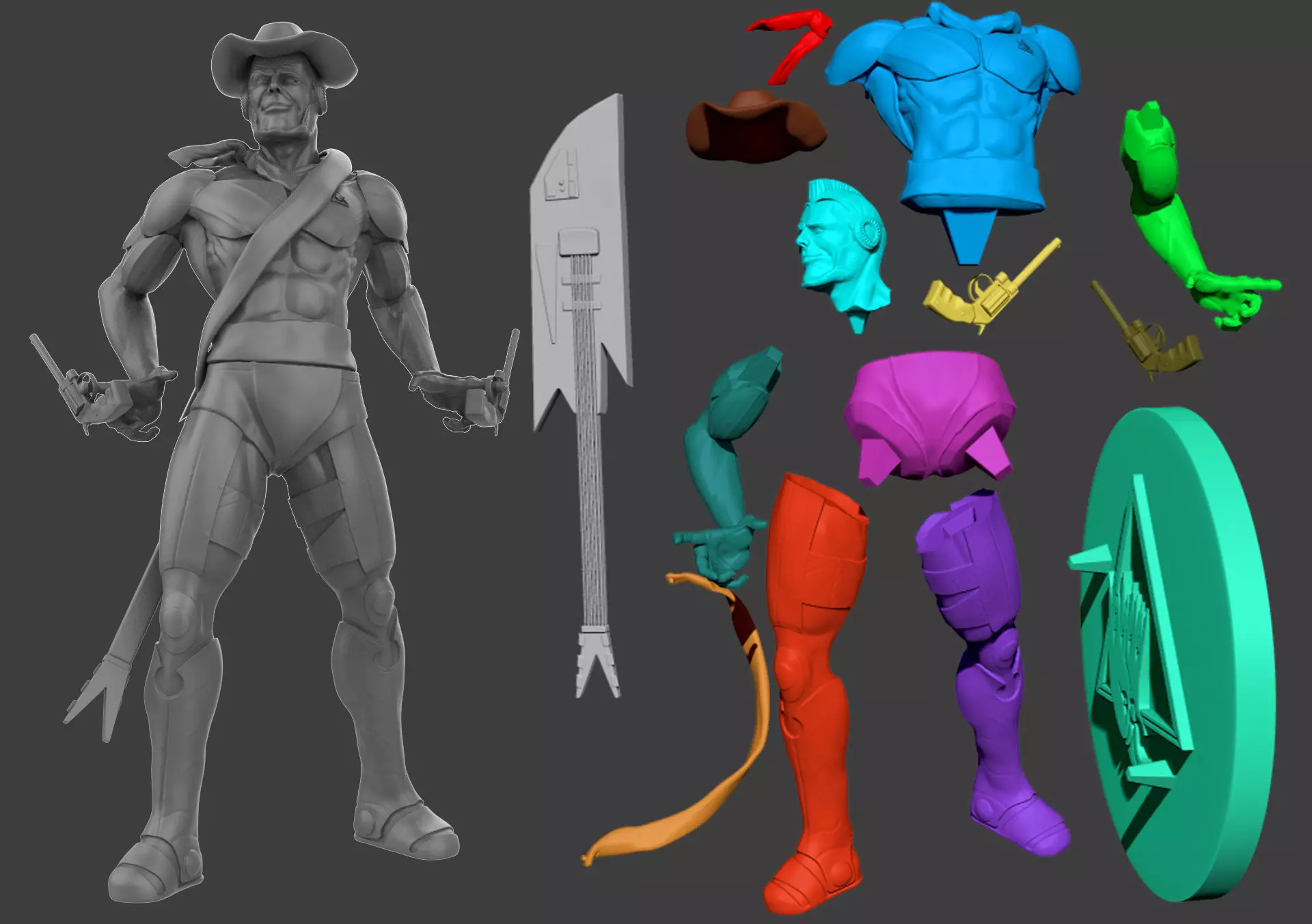 Bluegrass from Silverhawks fanart 3D print model_0