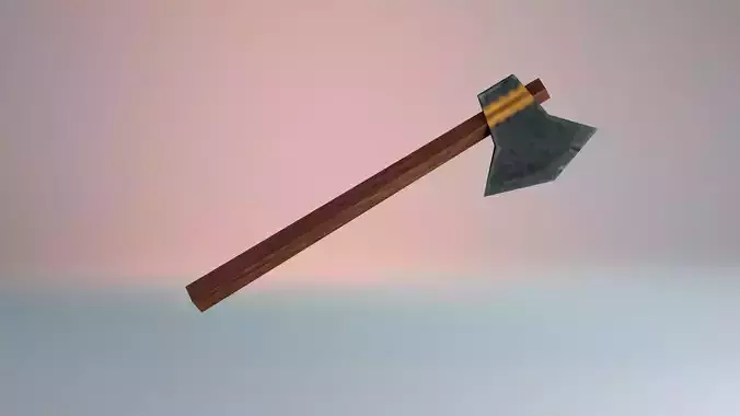 Wooden Fantasy Axe 