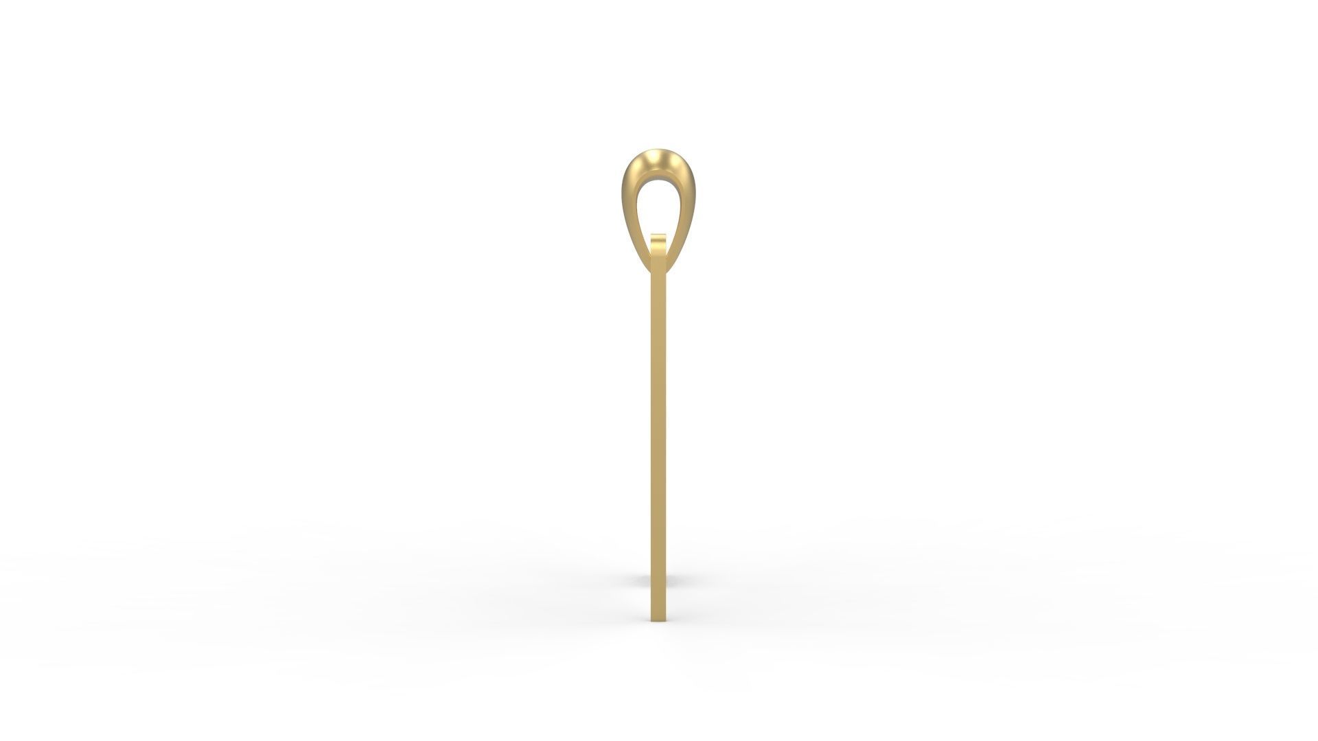 Initial Letters Pendant Amboqia Boriango N 3D print model_2