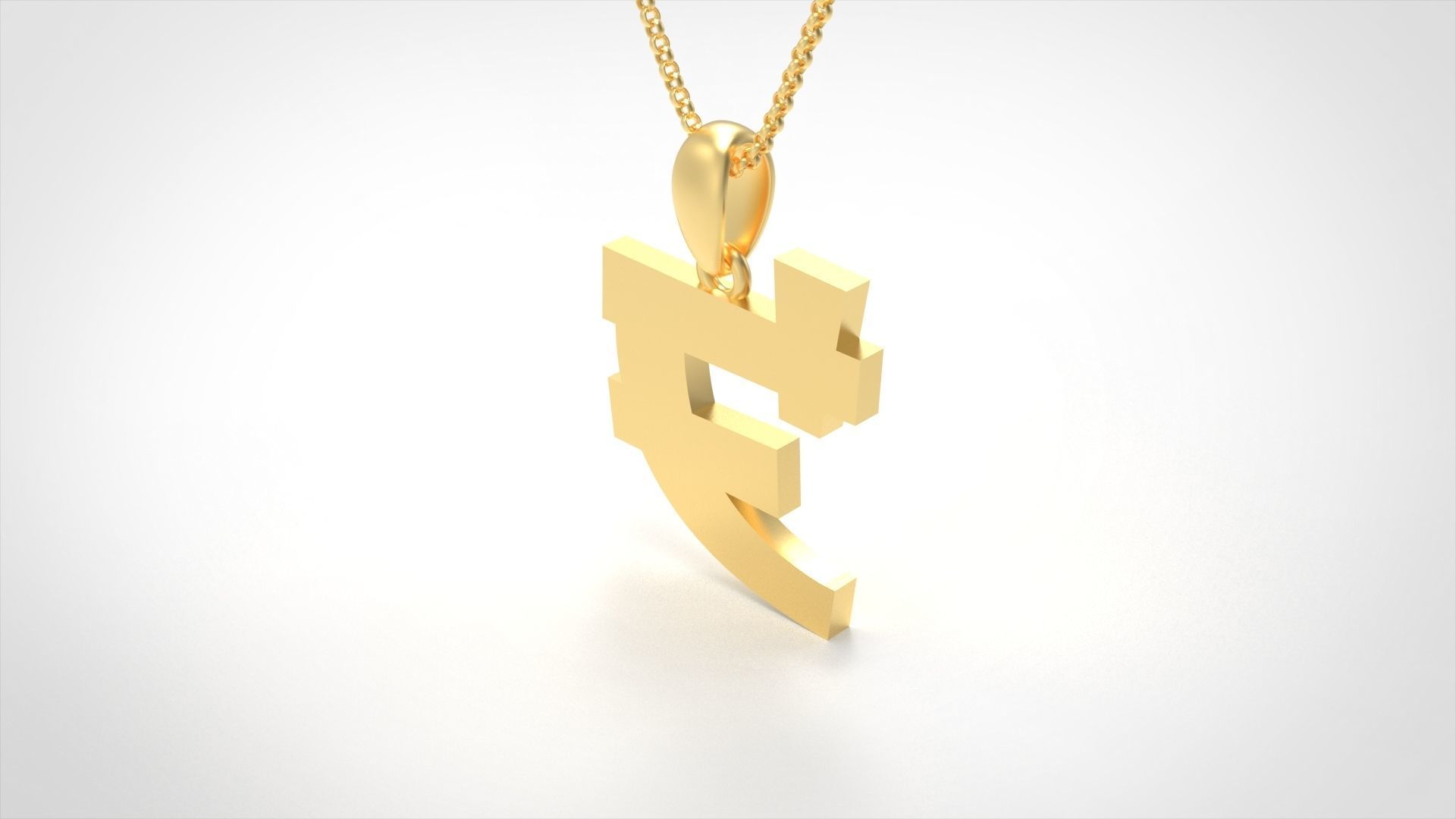 Model 659 E Saiko Initial Japon Letter 3D print model_3