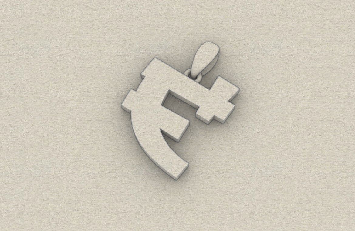 Model 659 E Saiko Initial Japon Letter 3D print model_9