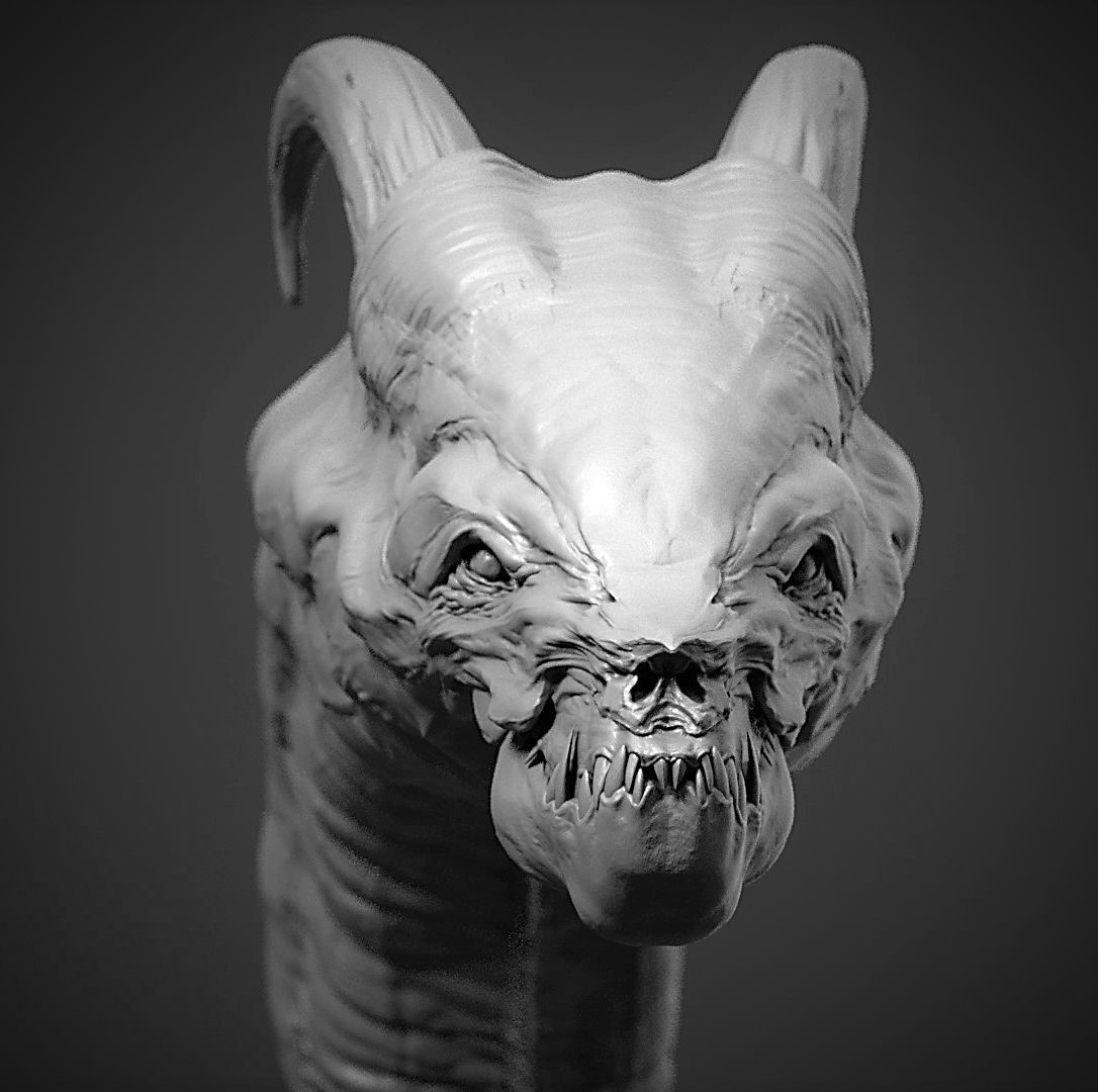 CRAWLERS - 33 Creeping Beasts Curve Brush and OBJs 3D model_32