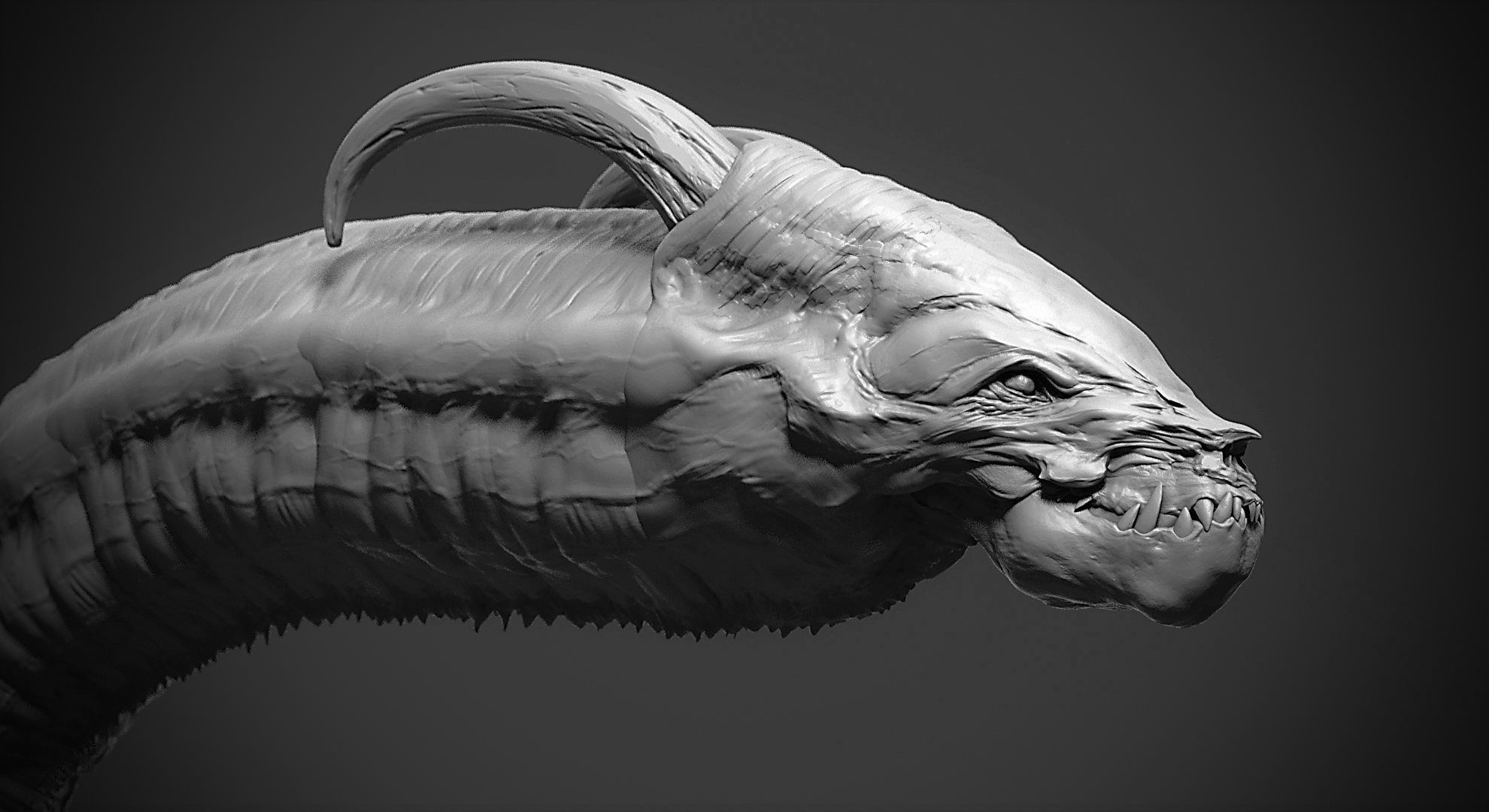 CRAWLERS - 33 Creeping Beasts Curve Brush and OBJs 3D model_31