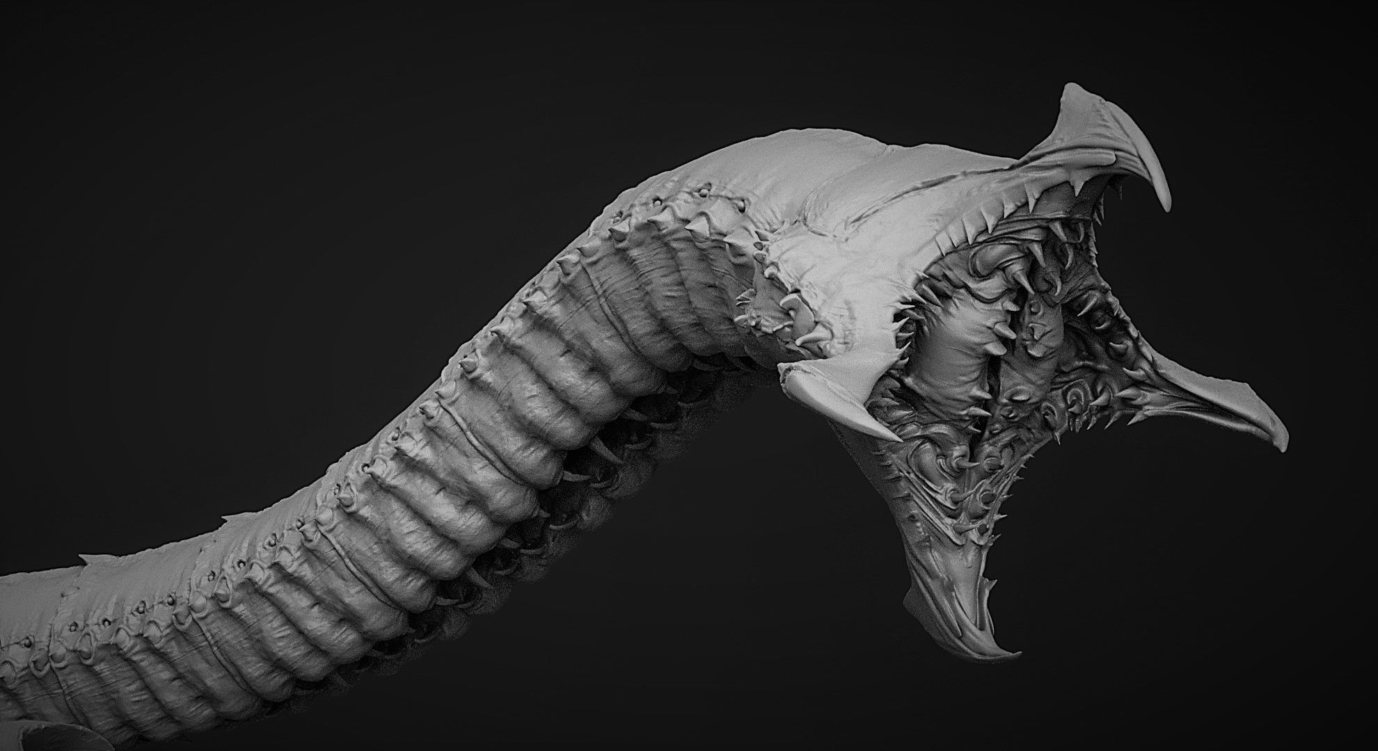 CRAWLERS - 33 Creeping Beasts Curve Brush and OBJs 3D model_16