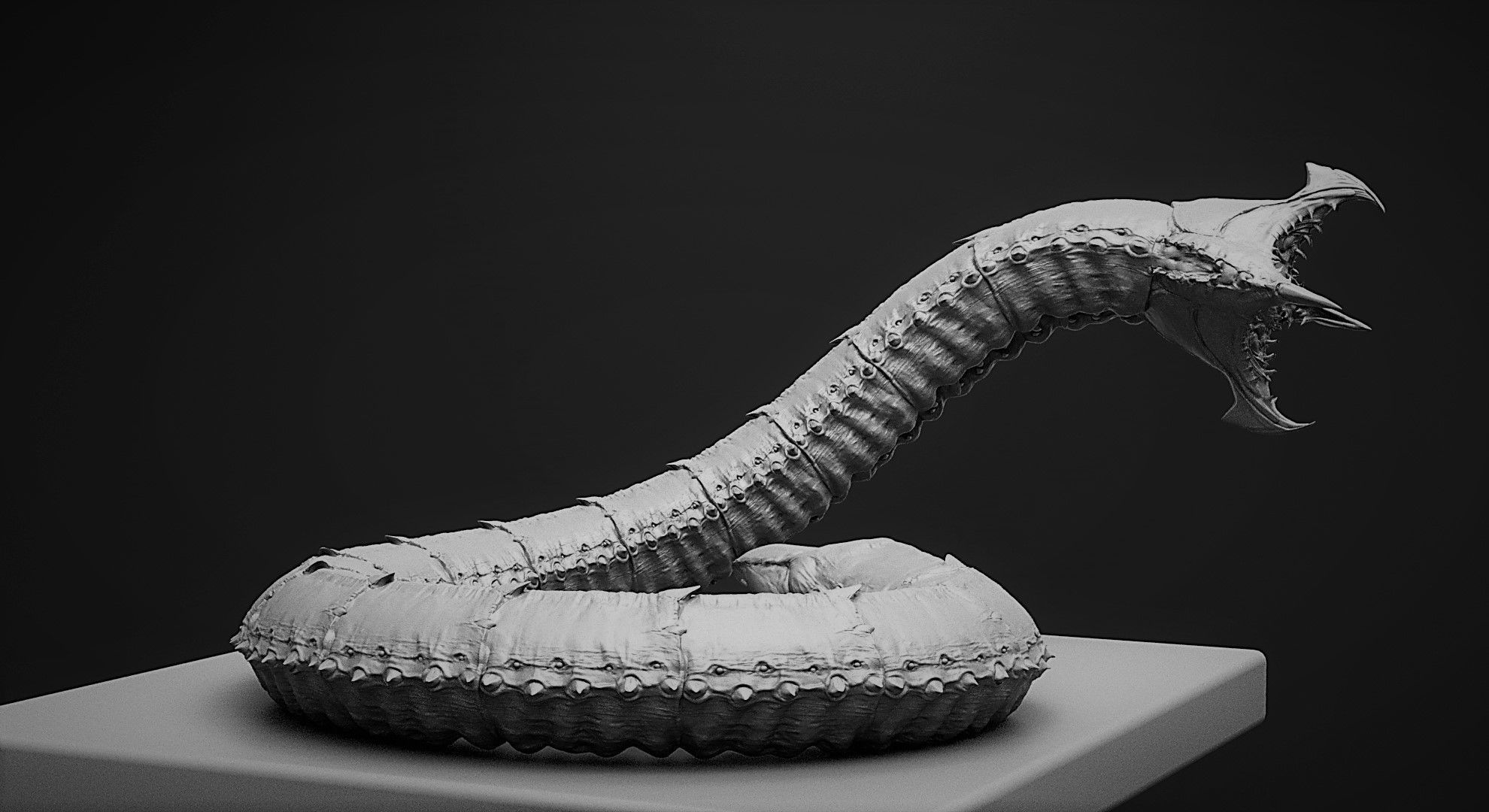 CRAWLERS - 33 Creeping Beasts Curve Brush and OBJs 3D model_17