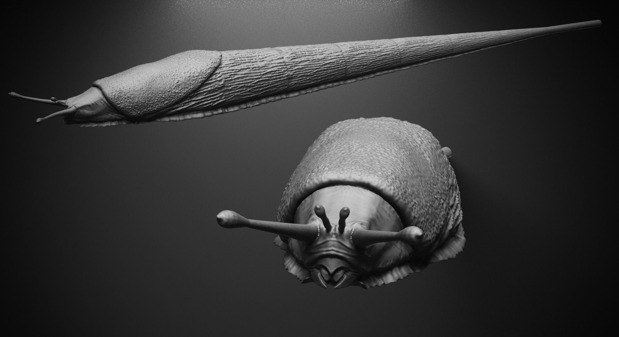 CRAWLERS - 33 Creeping Beasts Curve Brush and OBJs 3D model_53